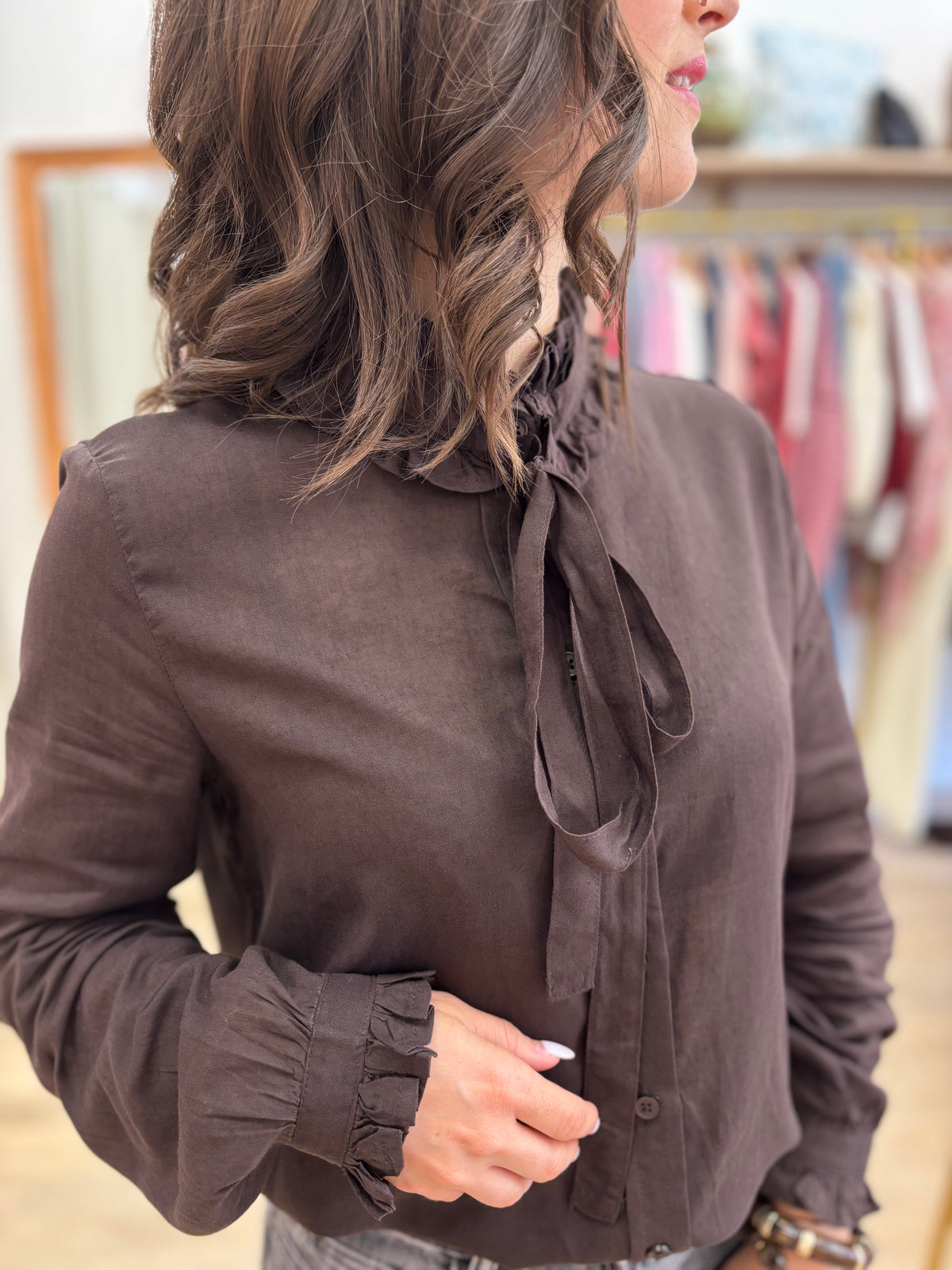 Chemise Capucine choco