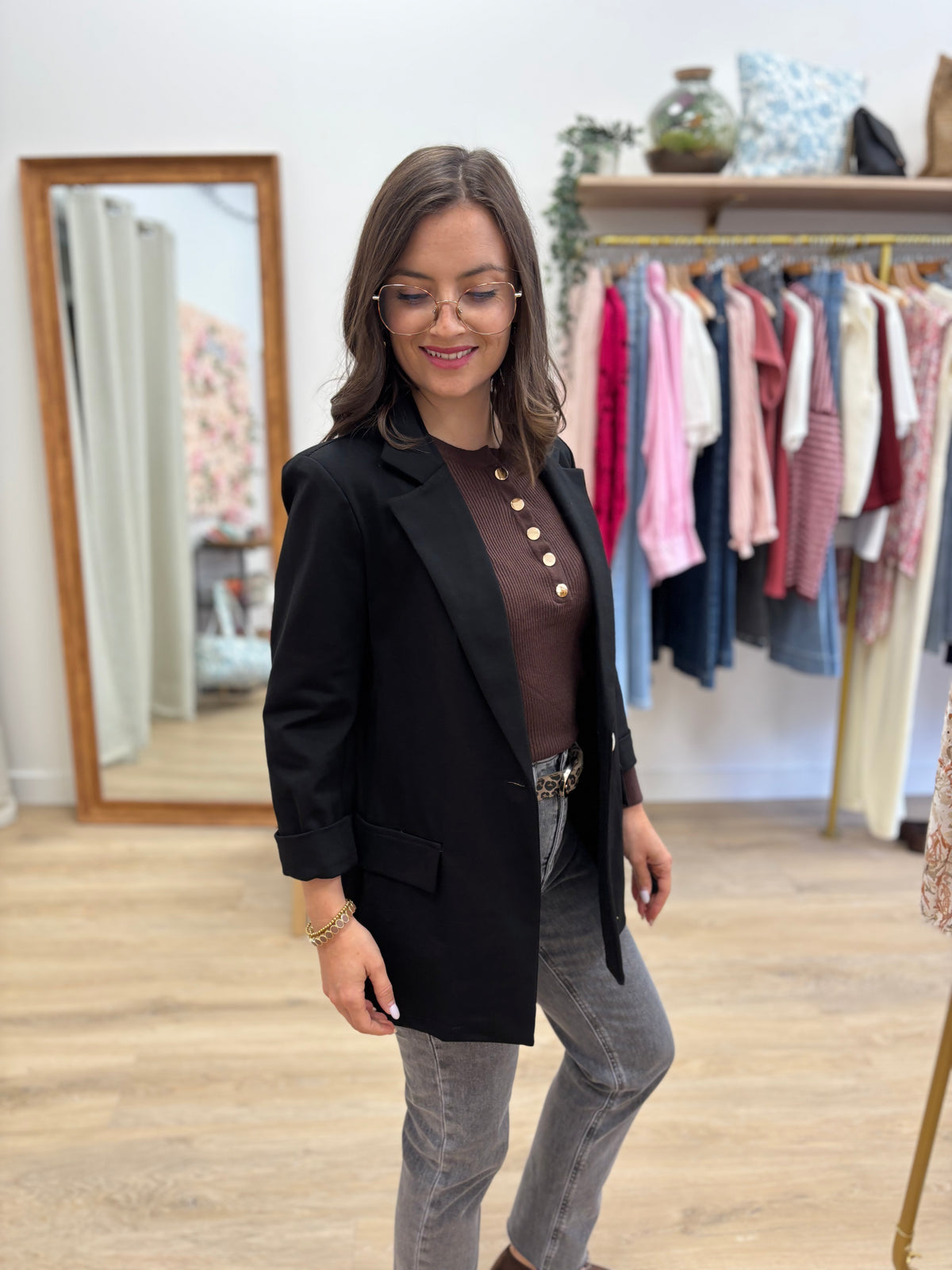 Veste tailleur Sixtine noire