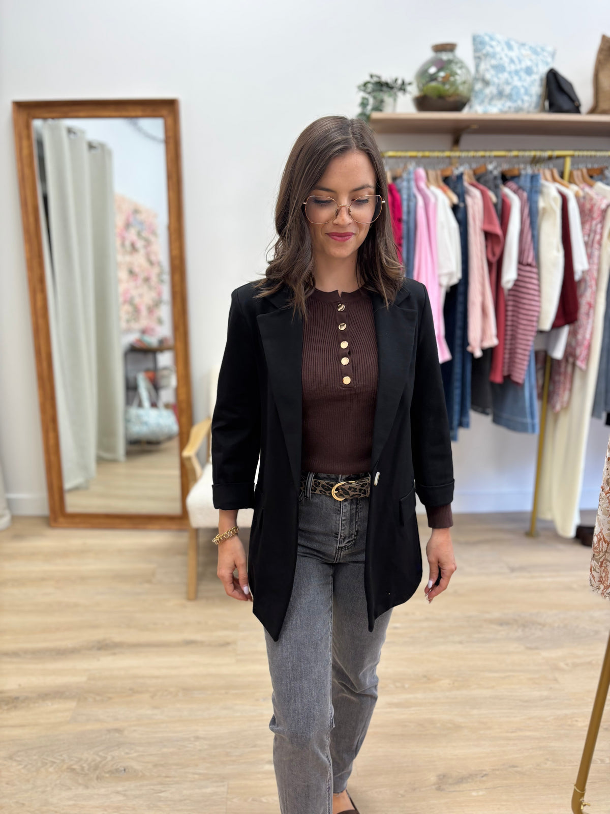 Veste tailleur Sixtine noire