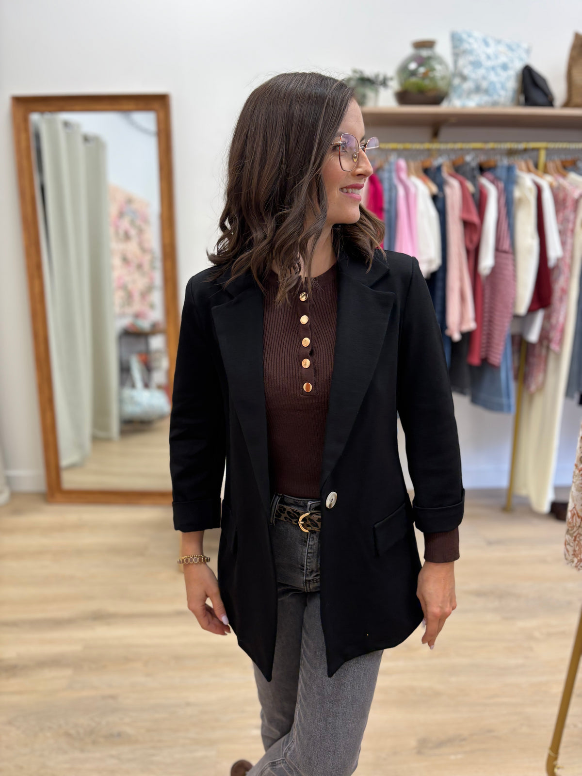 Veste tailleur Sixtine noire
