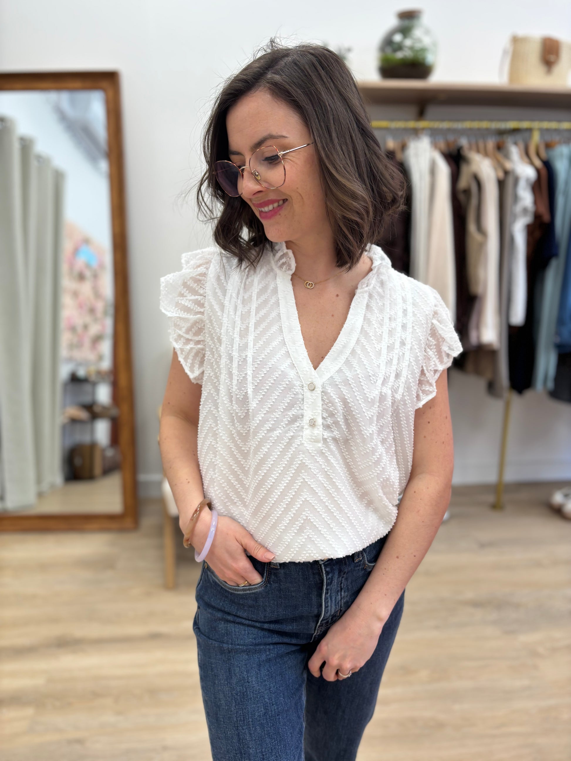 Blouse Marie blanche