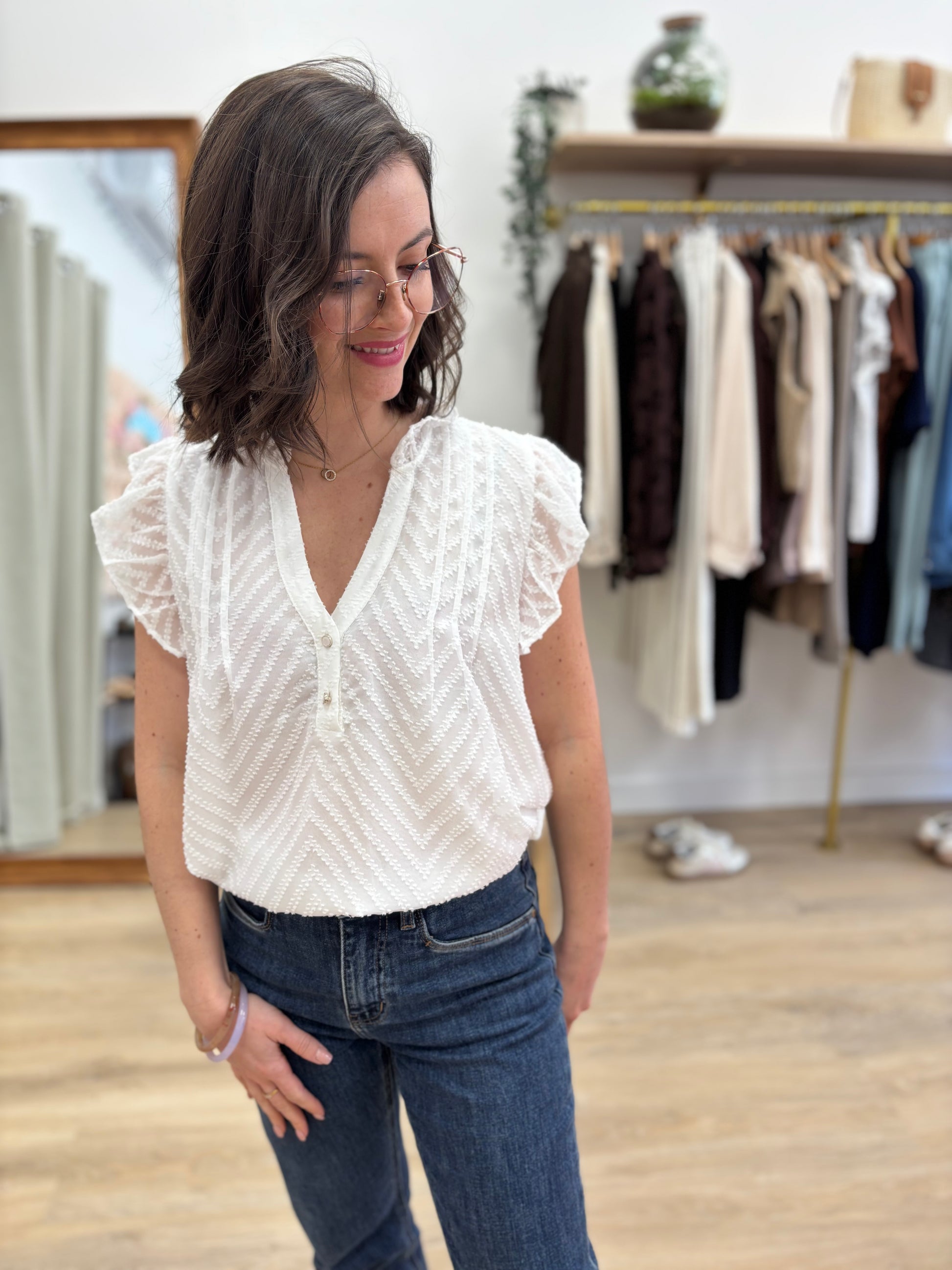 Blouse Marie blanche