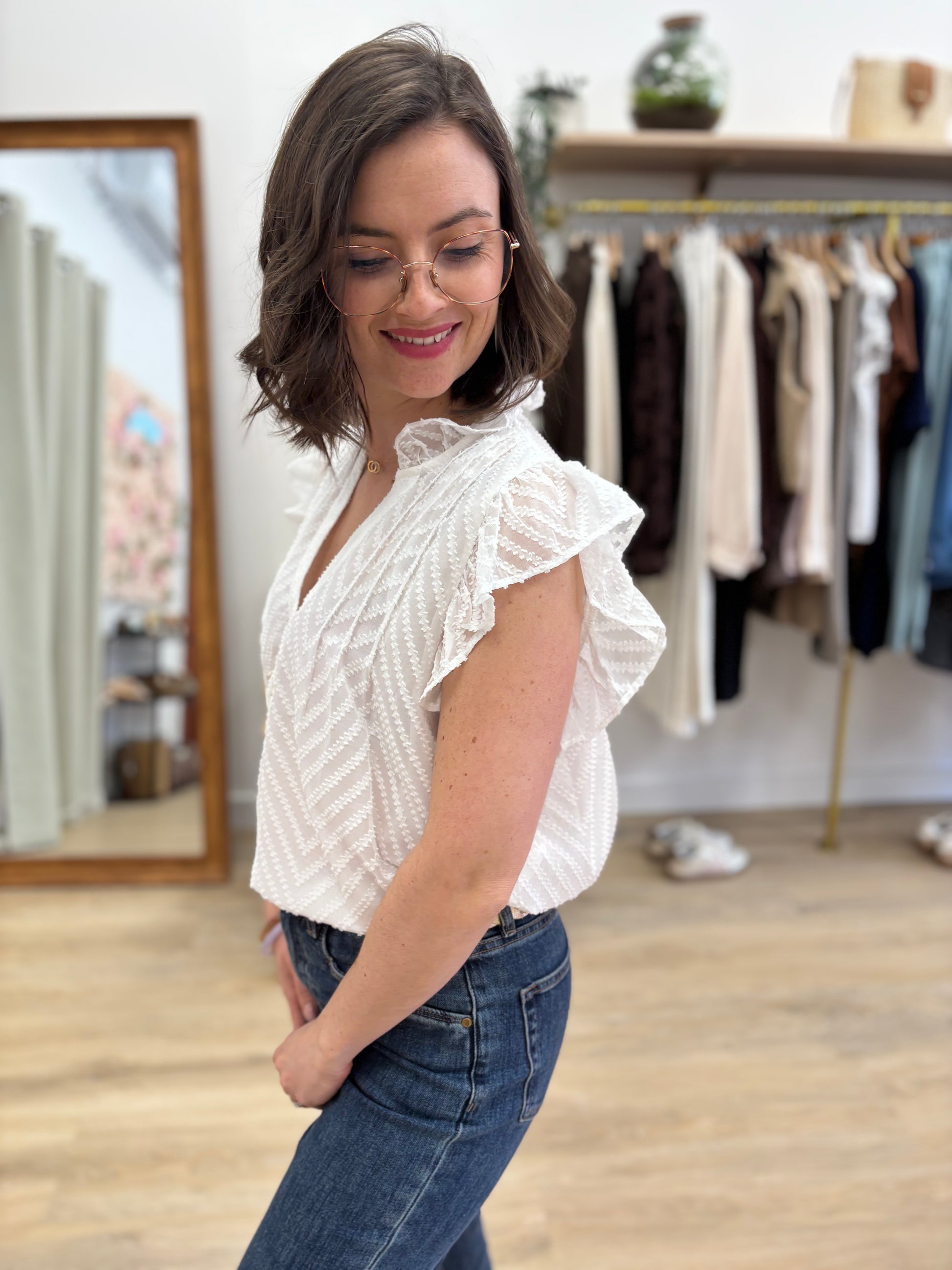 Blouse Marie blanche