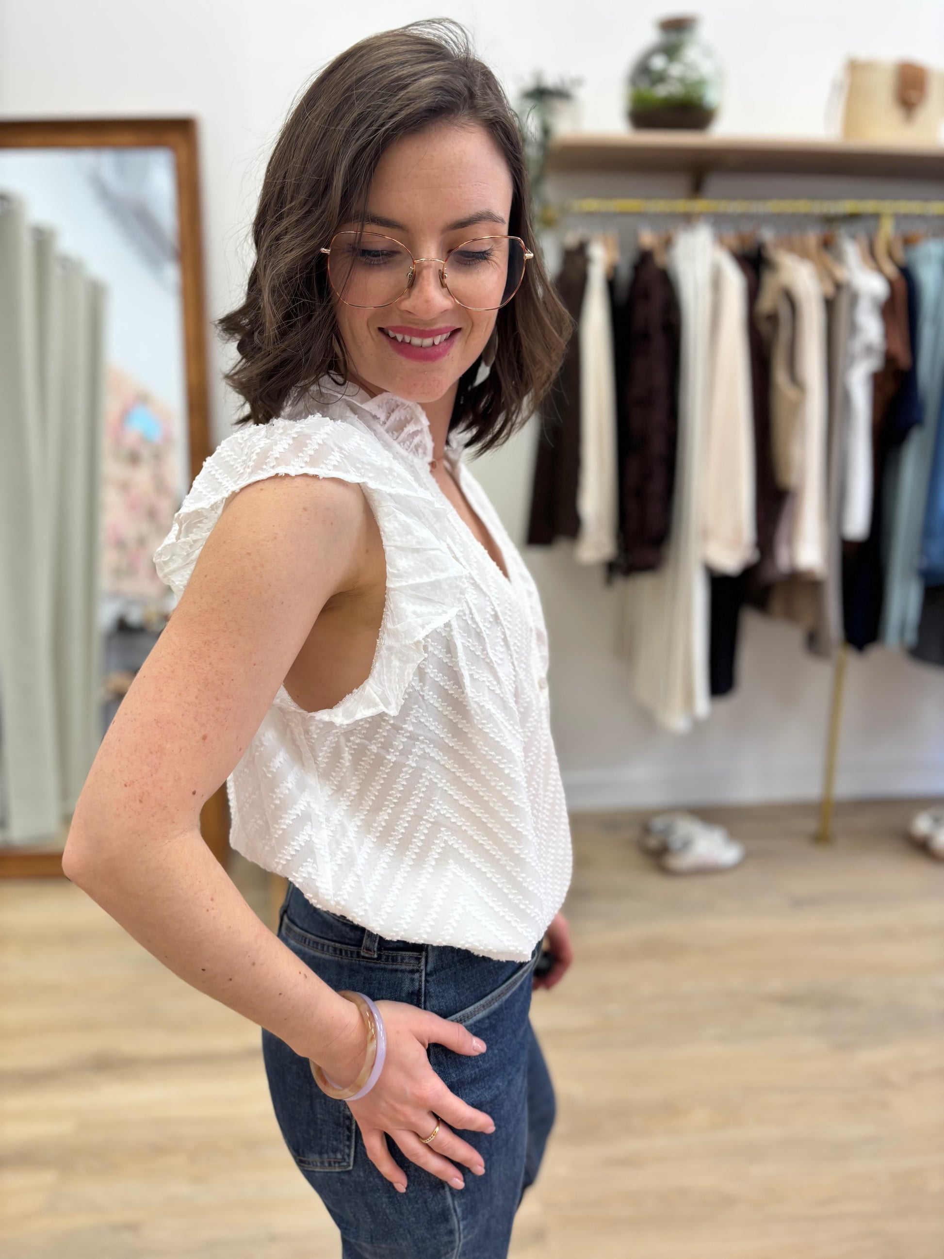 Blouse Marie blanche