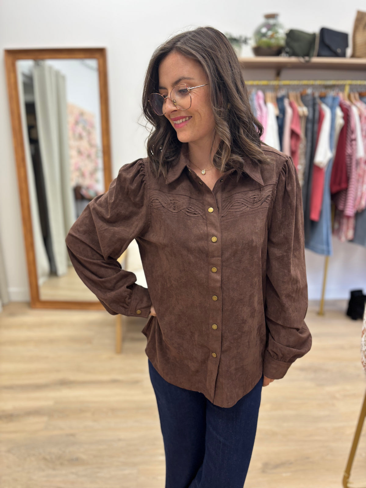 Chemise Thaïs choco