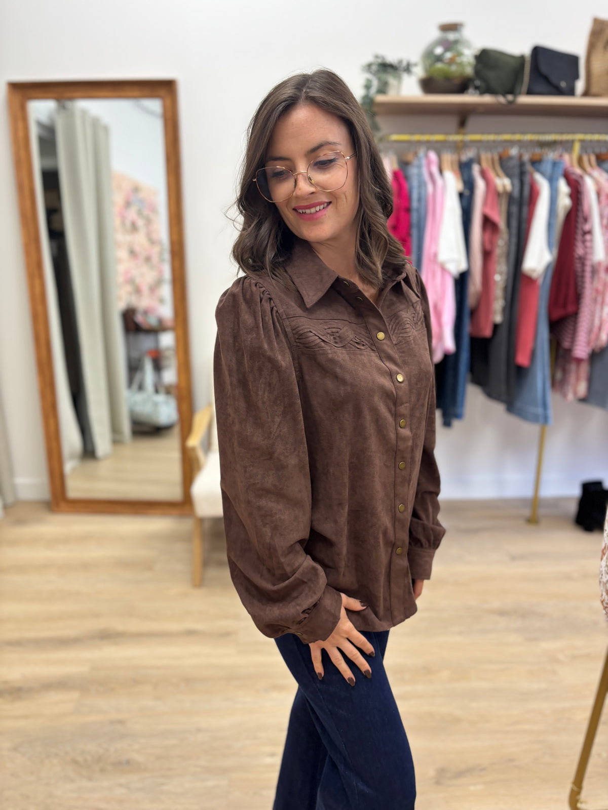 Chemise Thaïs choco