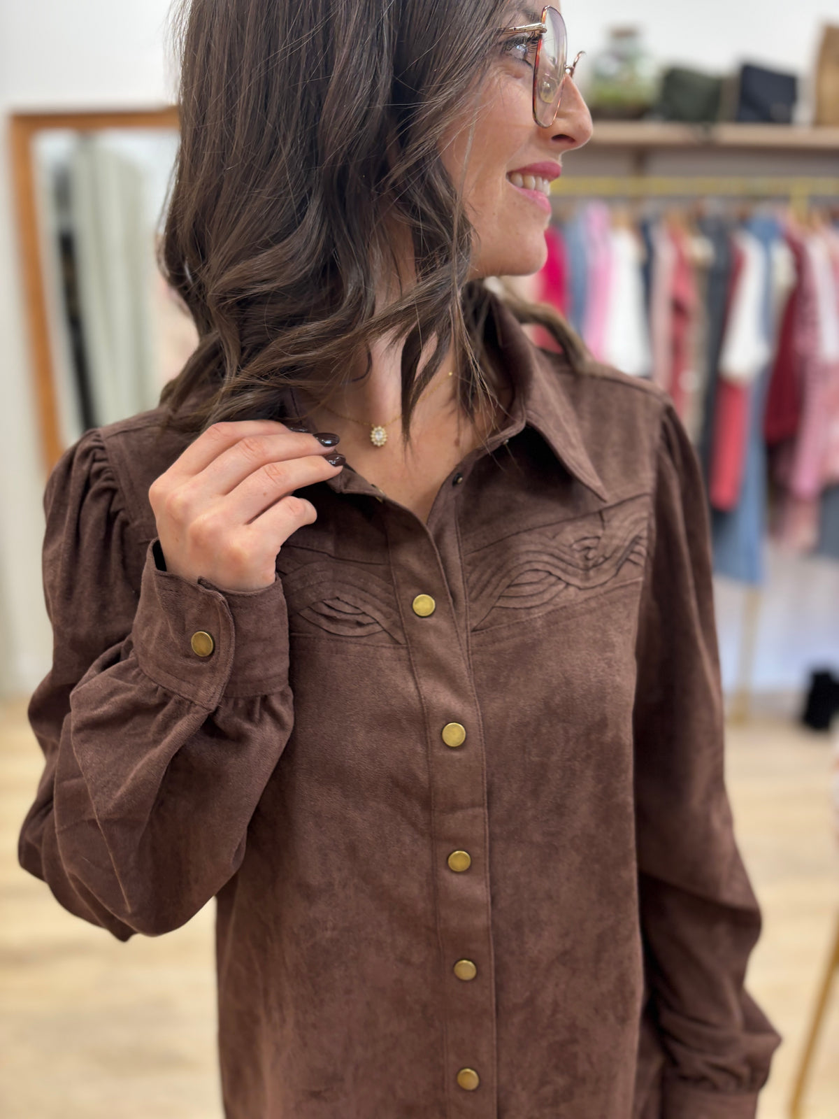 Chemise Thaïs choco