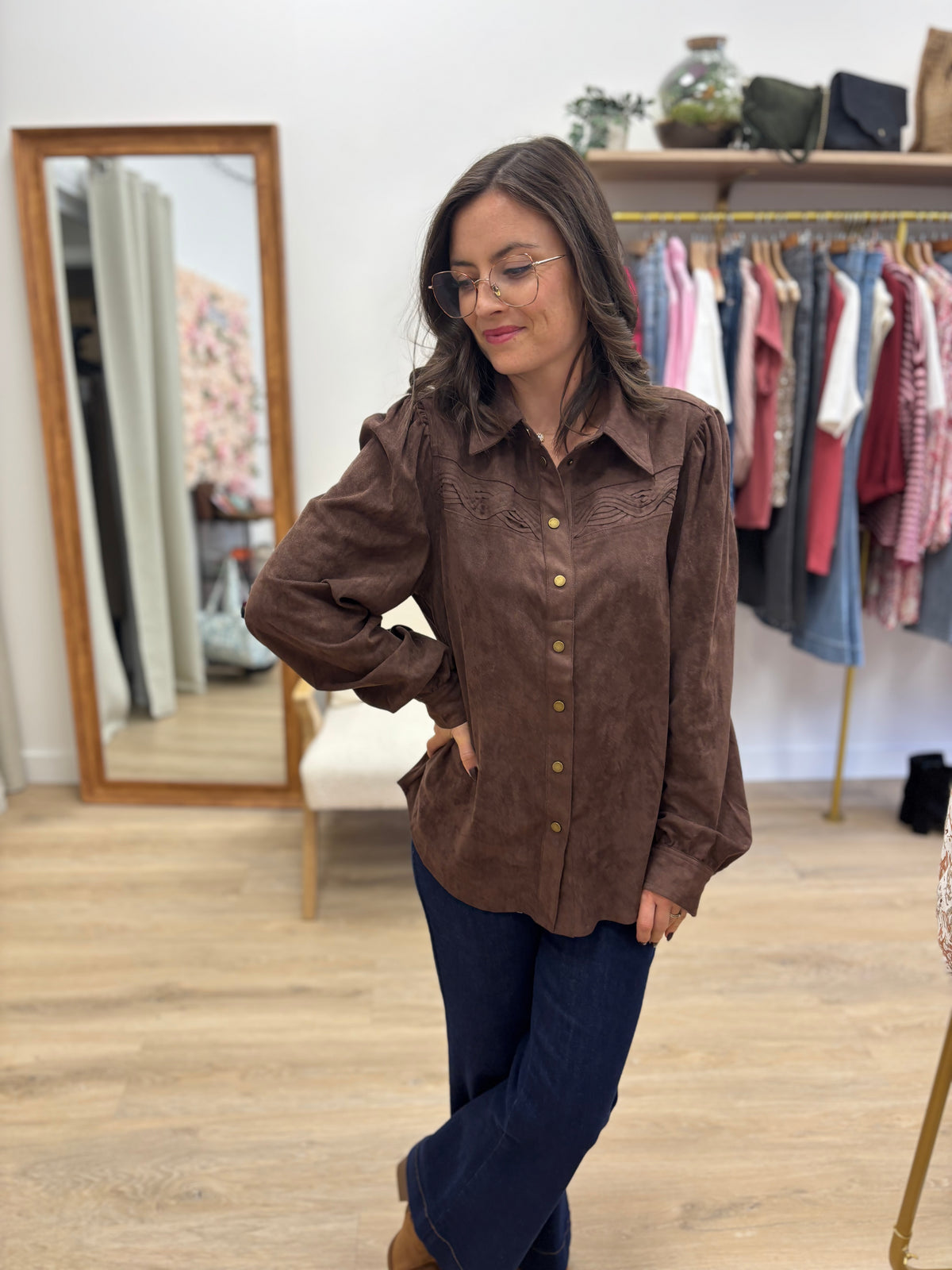 Chemise Thaïs choco