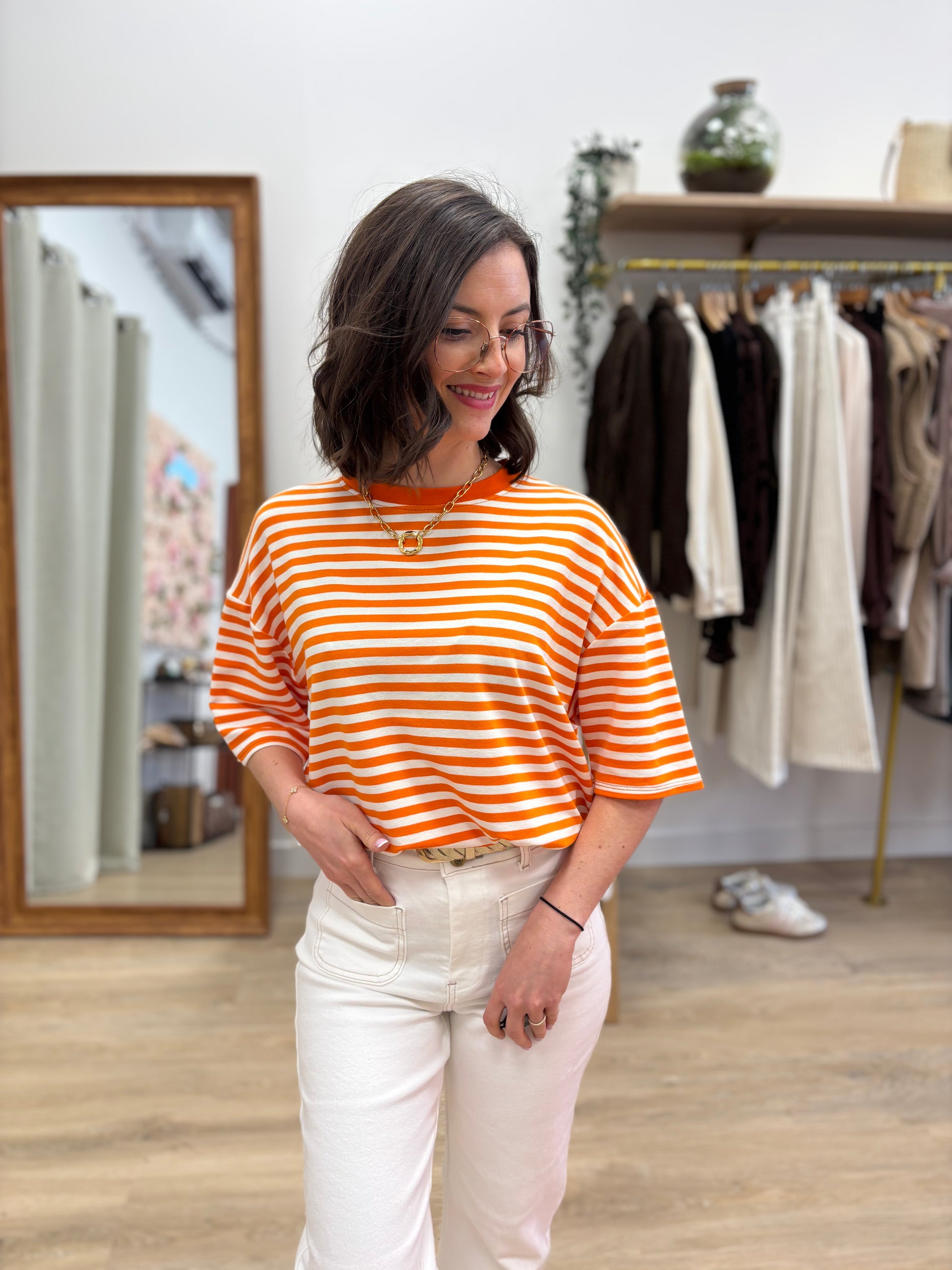 Tshirt Thalia orange