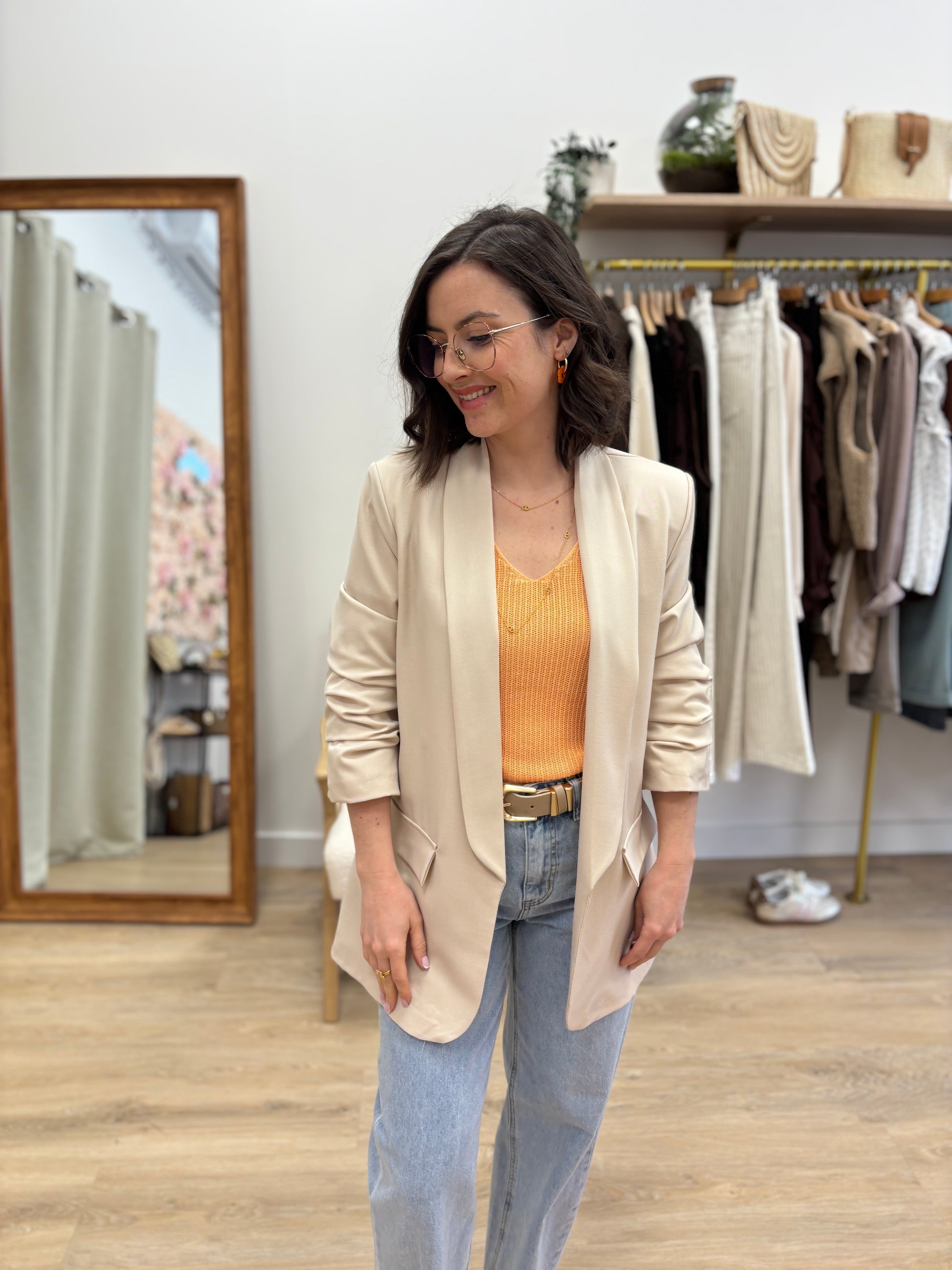Blazer Jessica écru
