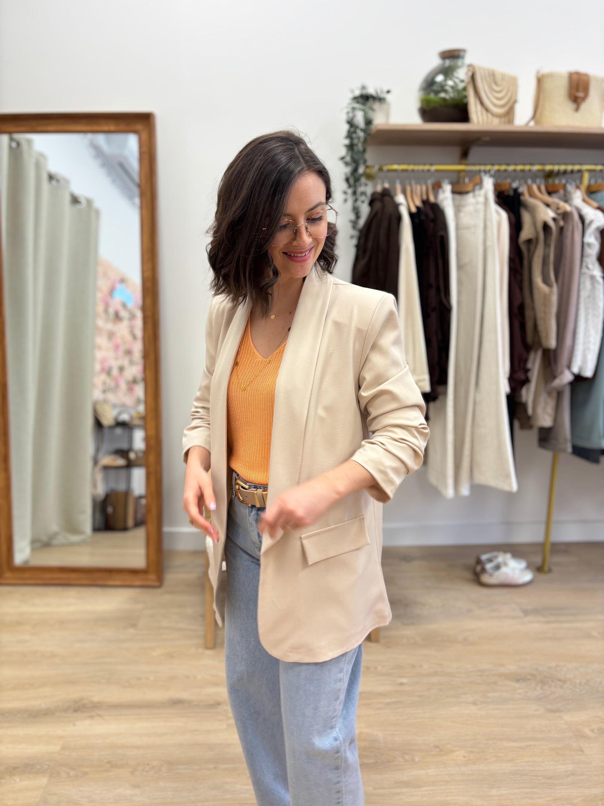 Blazer Jessica écru