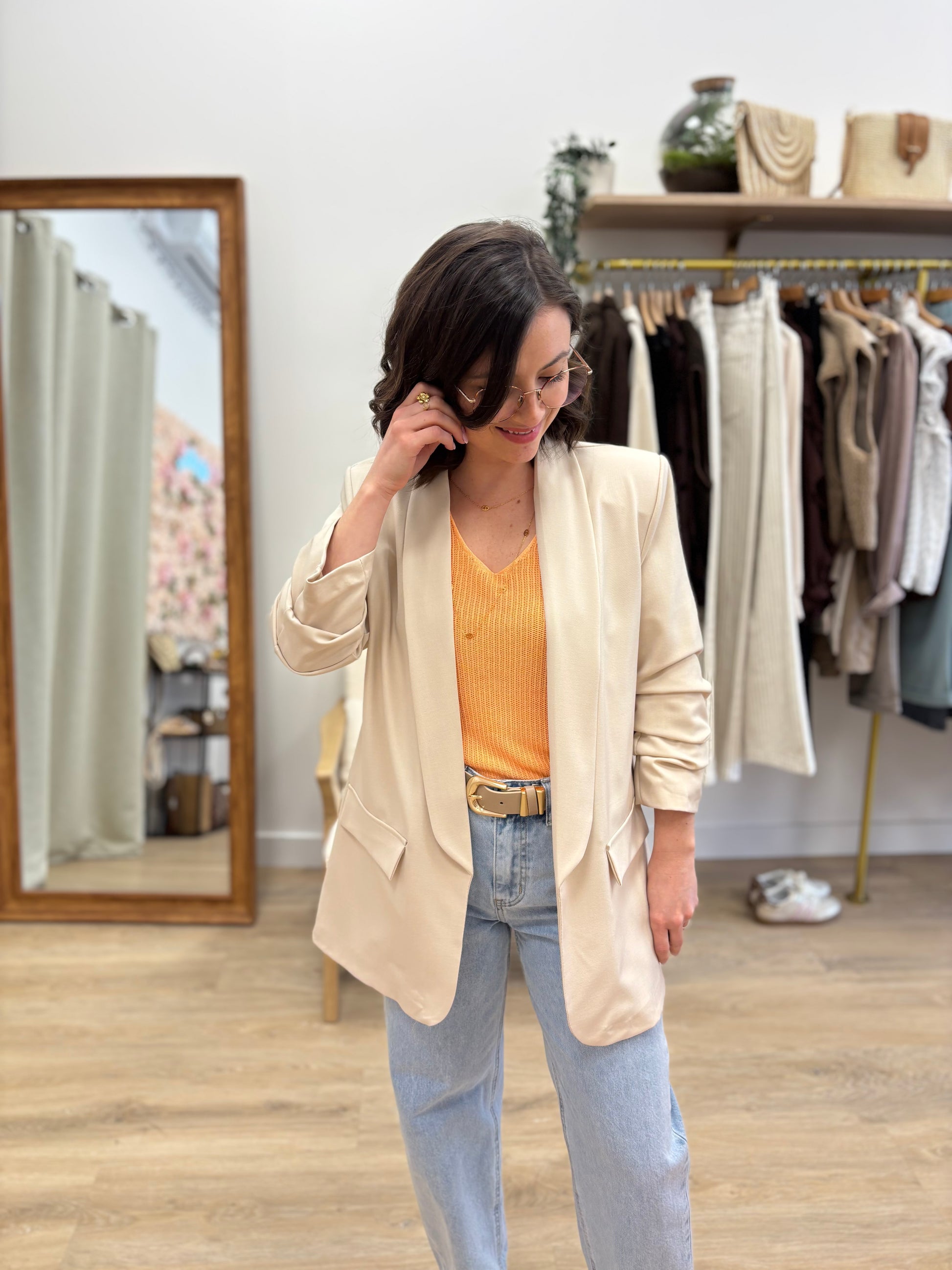 Blazer Jessica écru