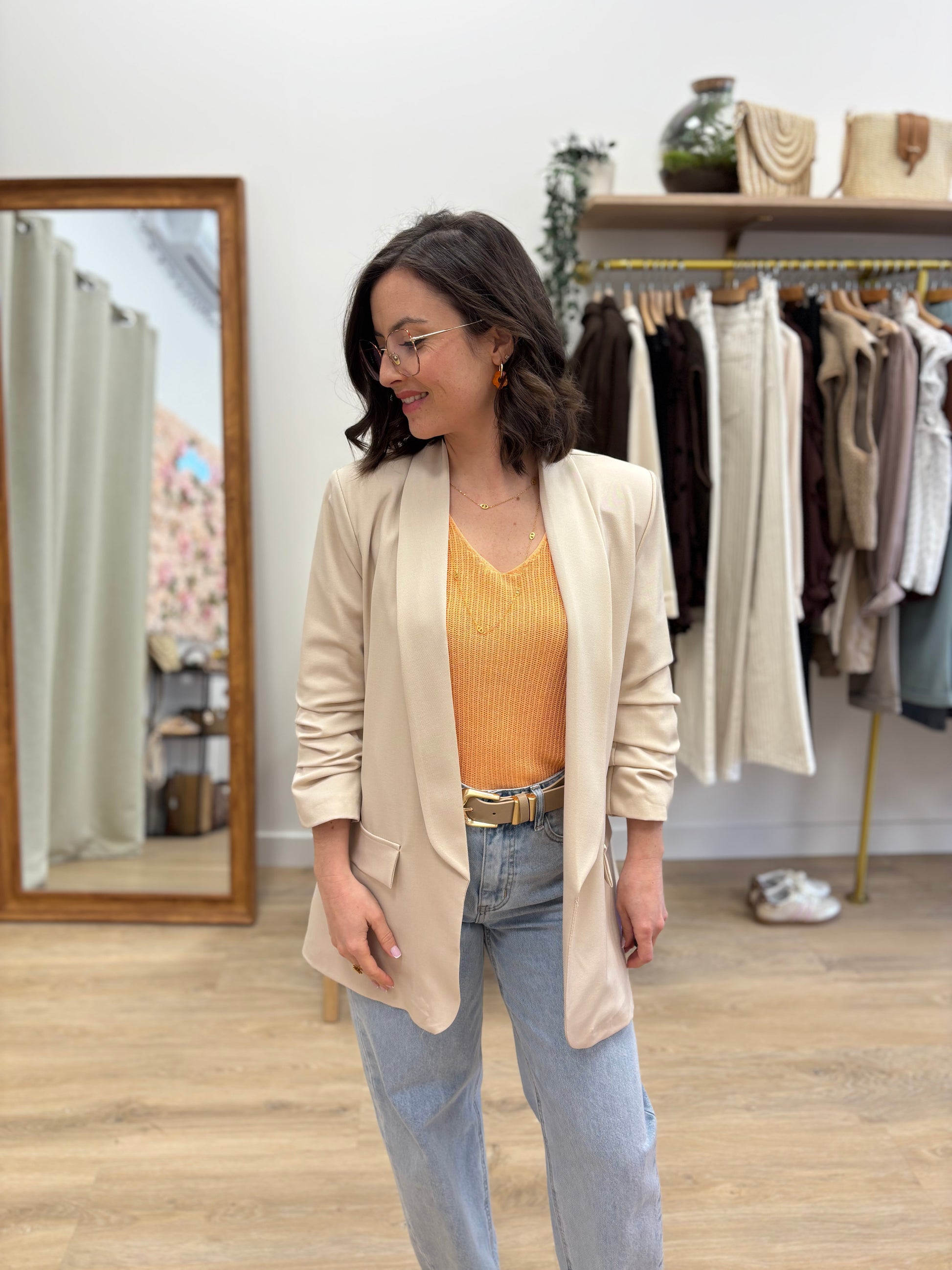 Blazer Jessica écru