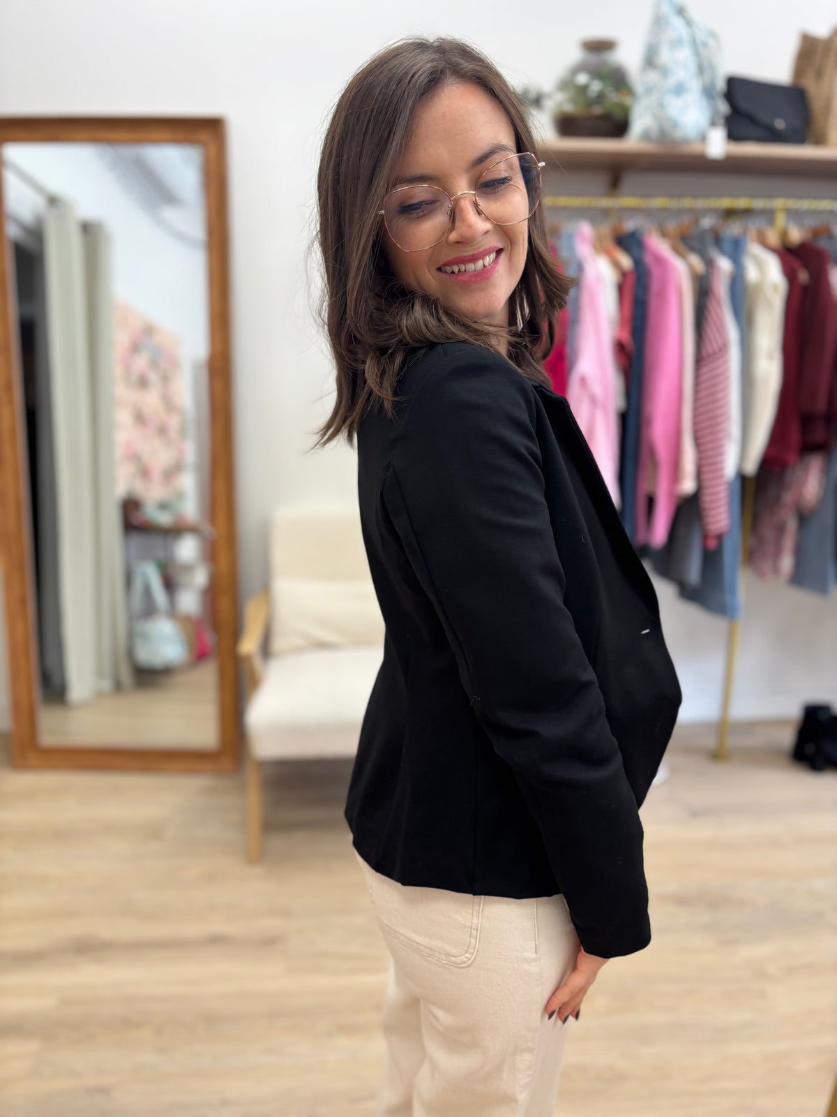 Veste courte Quitterie noir