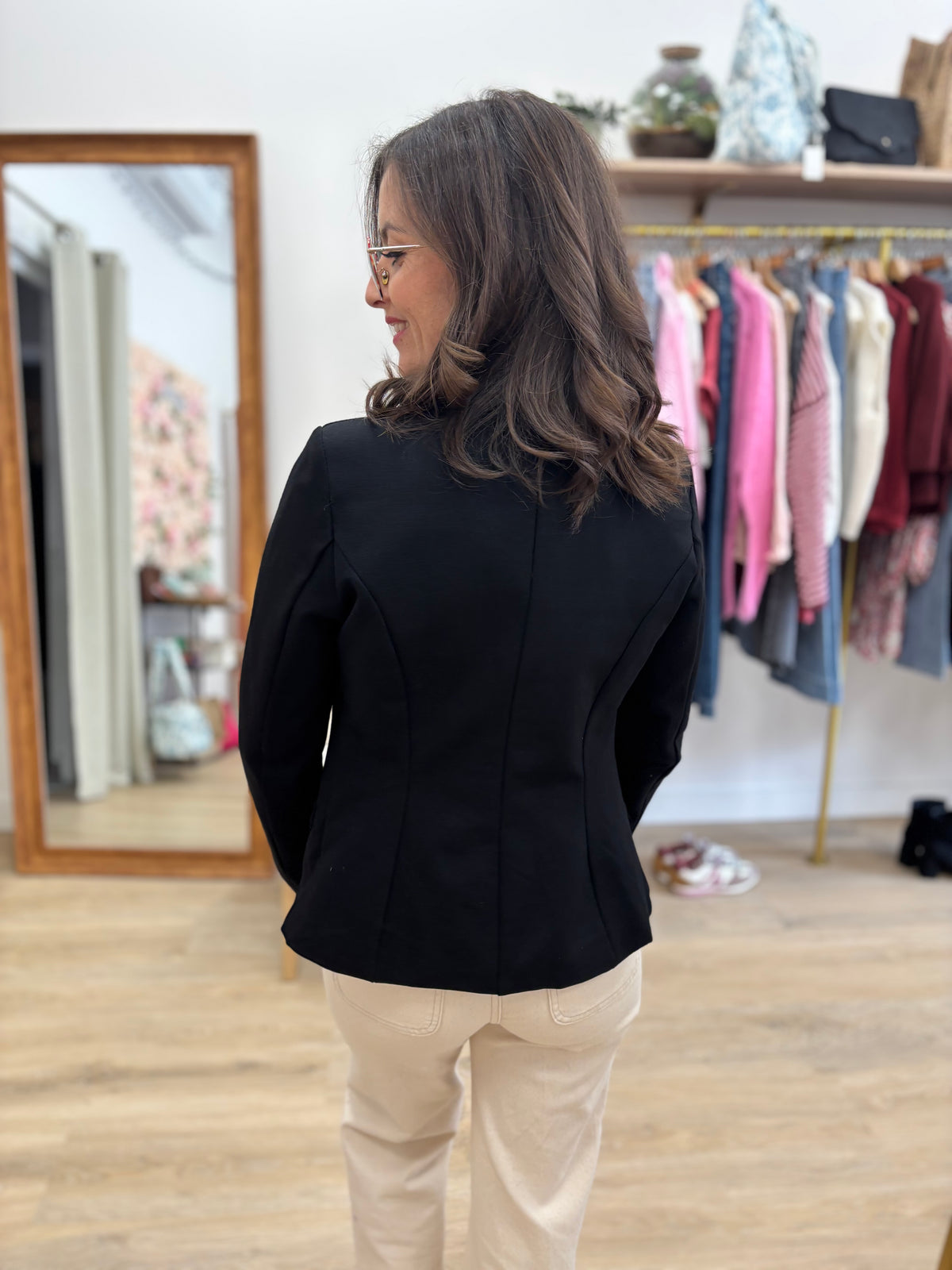 Veste courte Quitterie noir