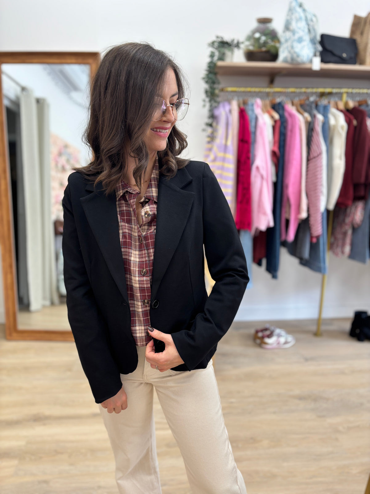 Veste courte Quitterie noir