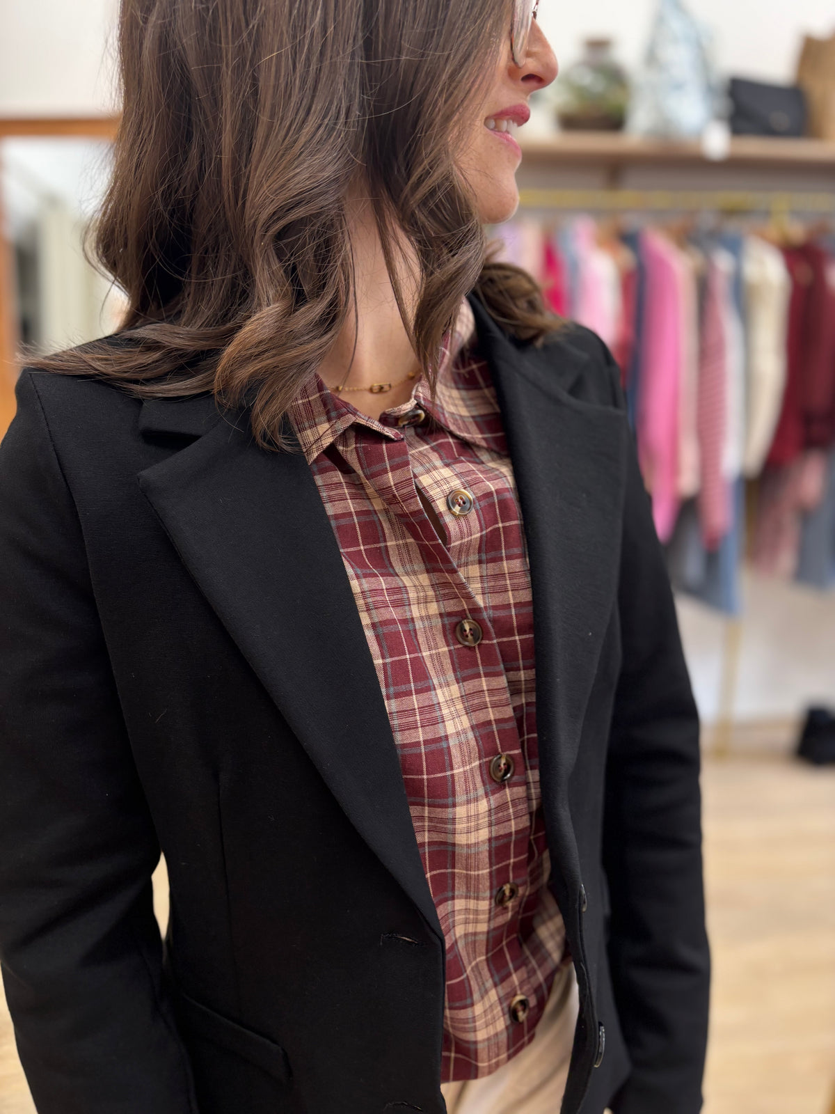 Veste courte Quitterie noir