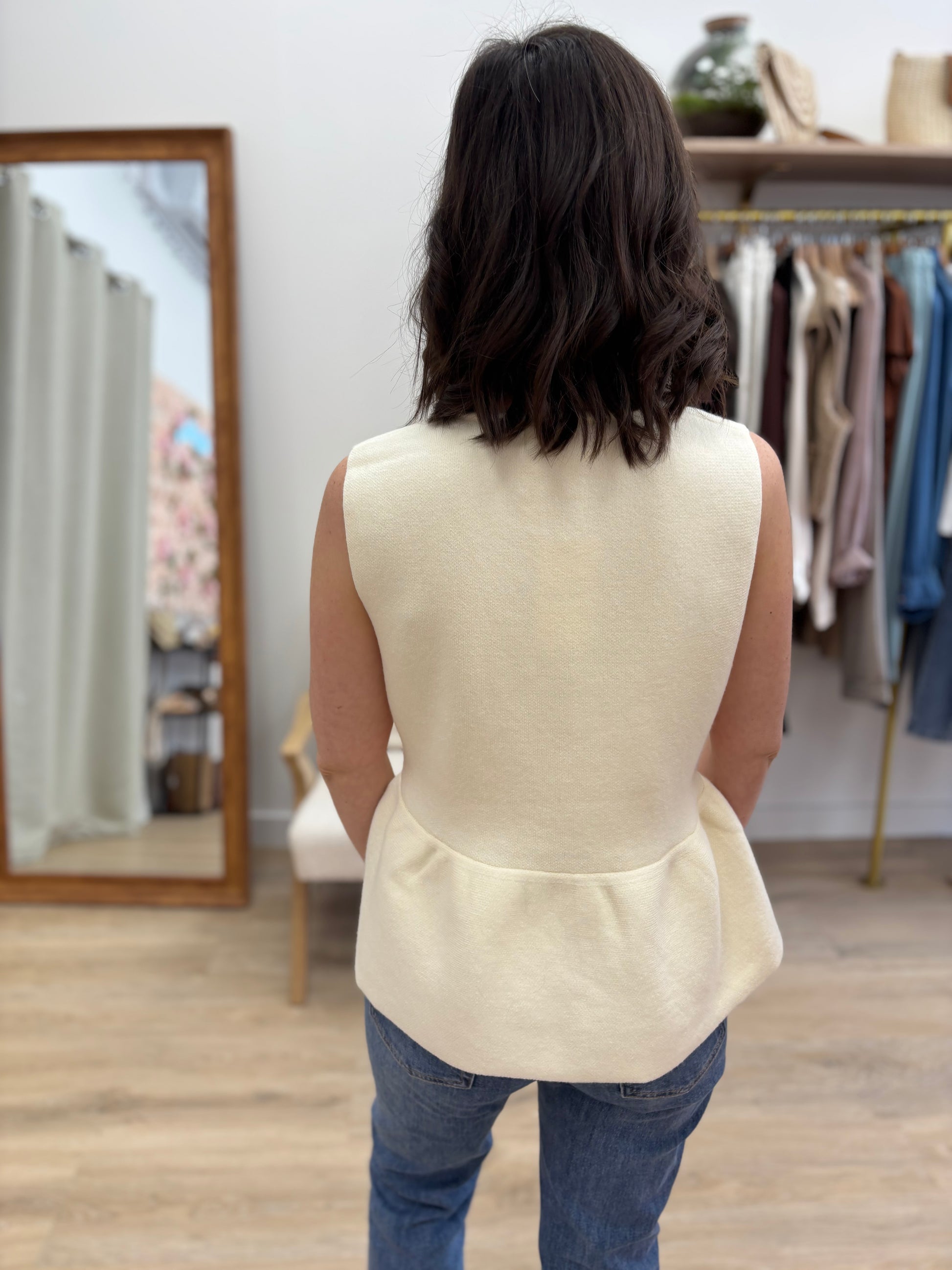 Top Léana beige