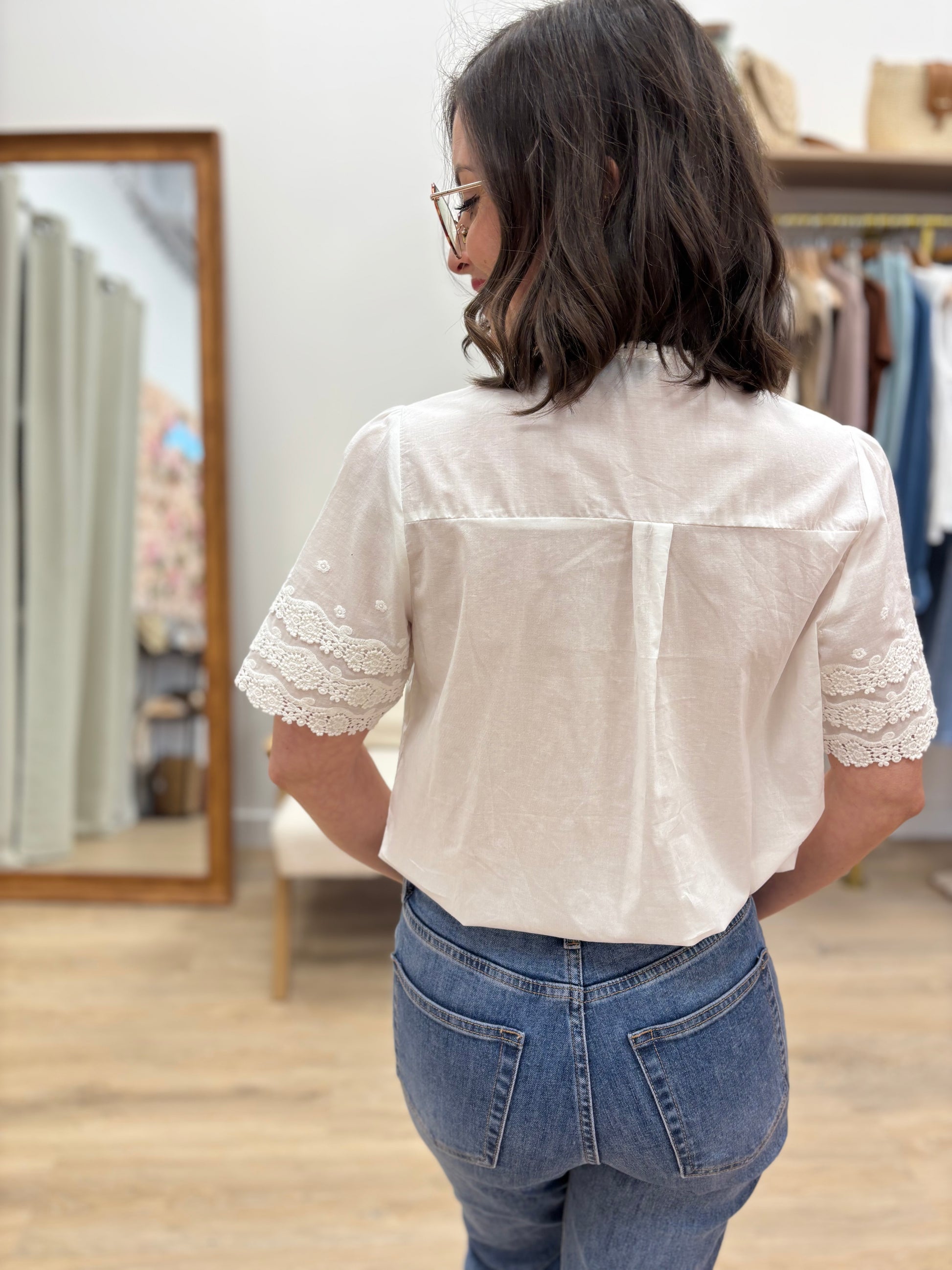 Blouse Coralie blanc