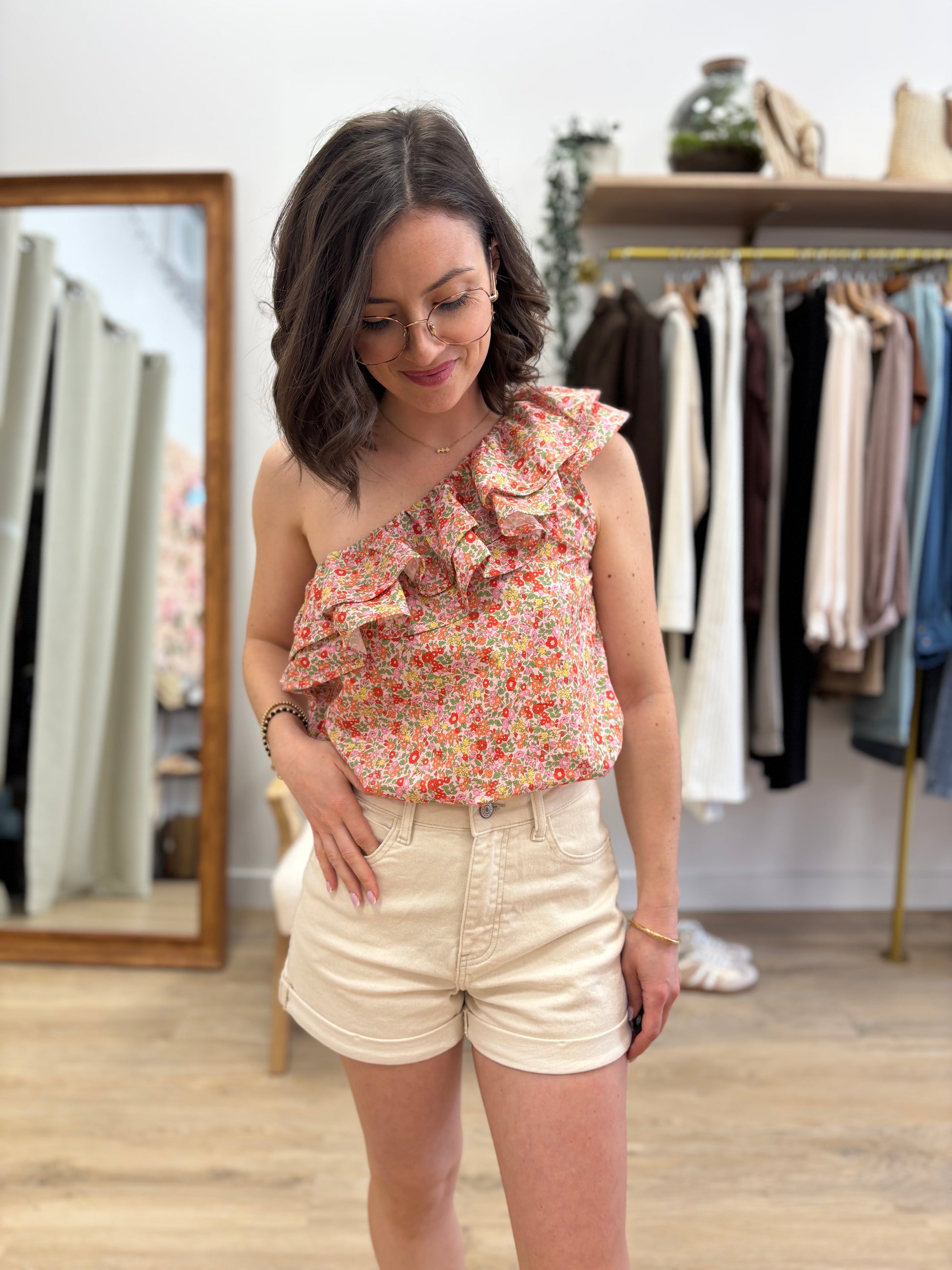 Short Sandra beige Oraije