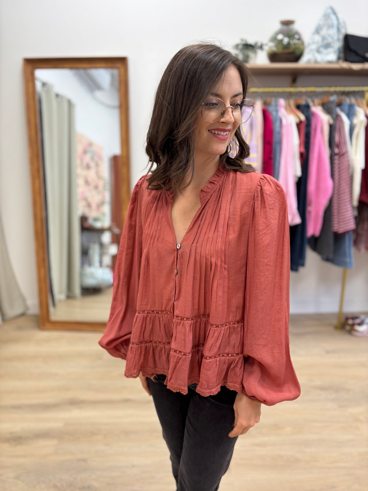 Blouse Rebecca rose