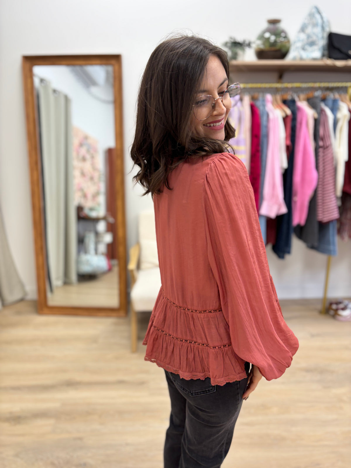 Blouse Rebecca rose