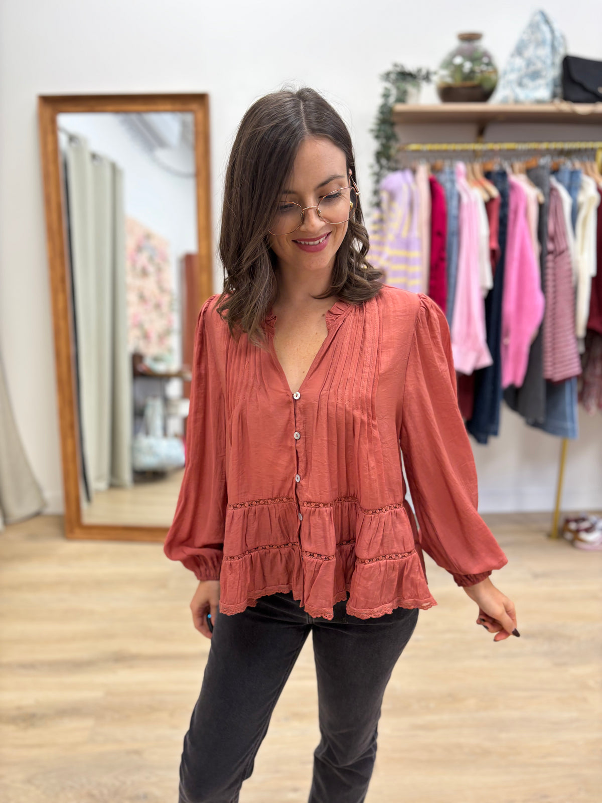 Blouse Rebecca rose