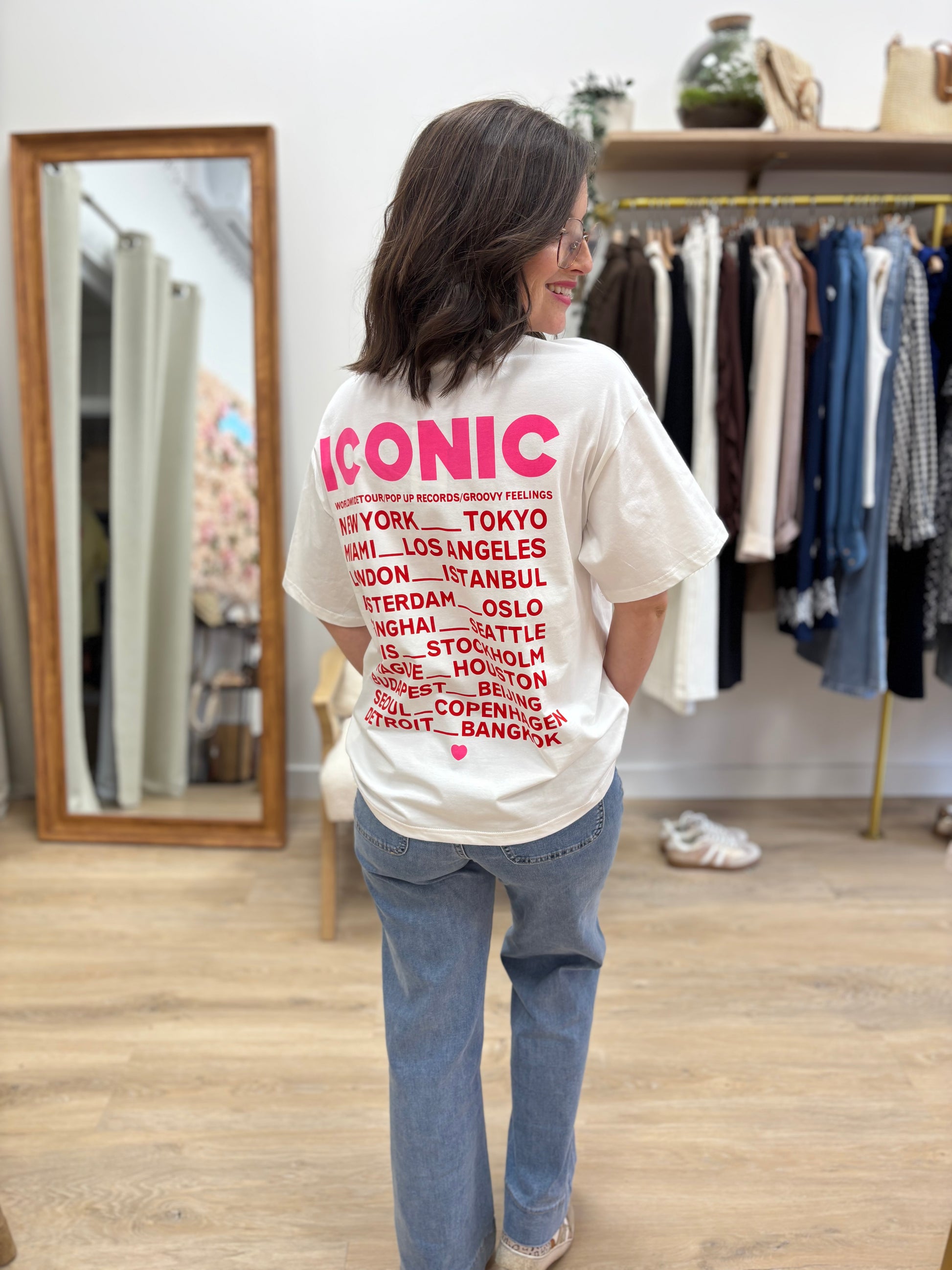 T-shirt Iconic blanc