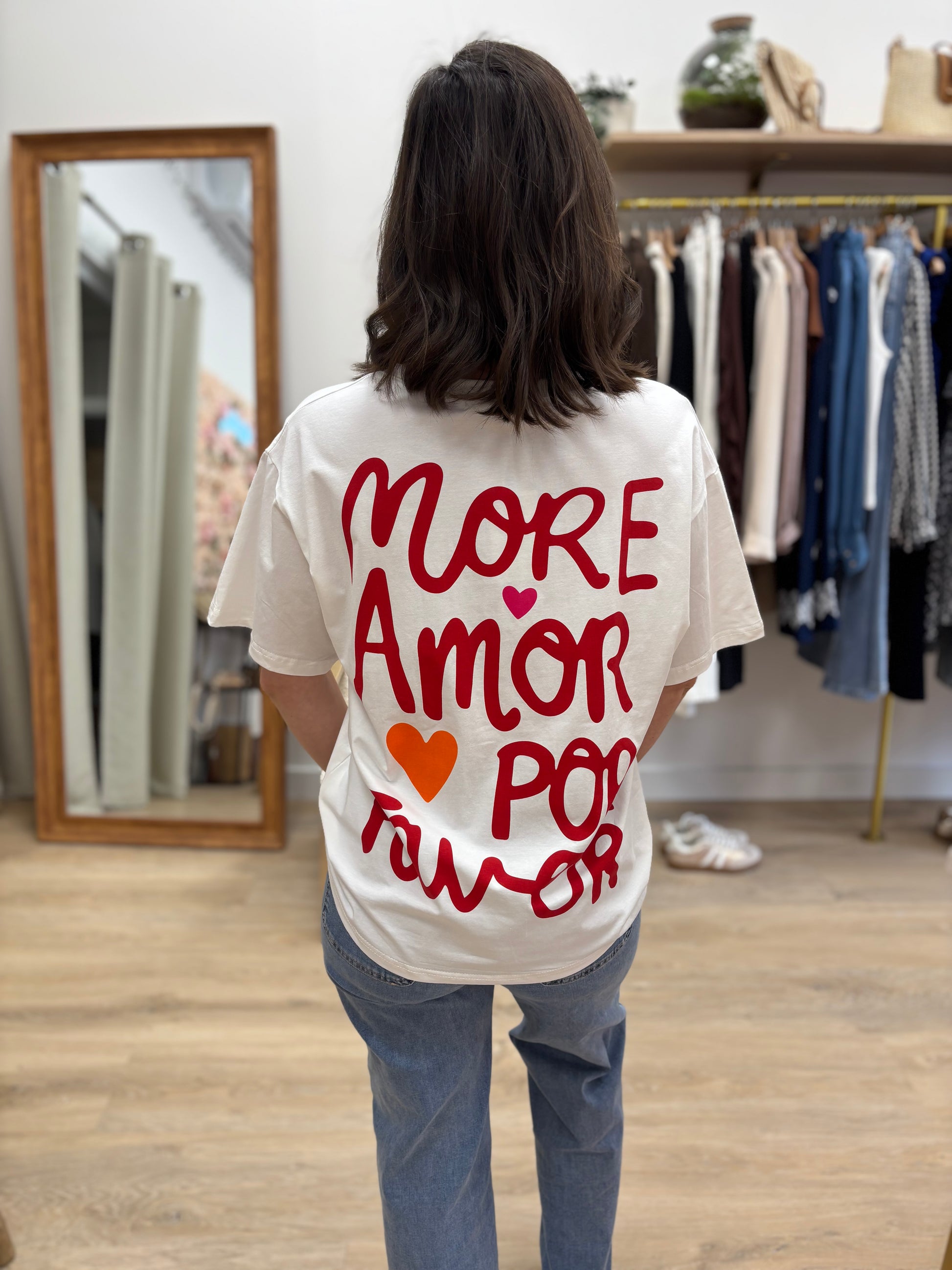 T-shirt More amor