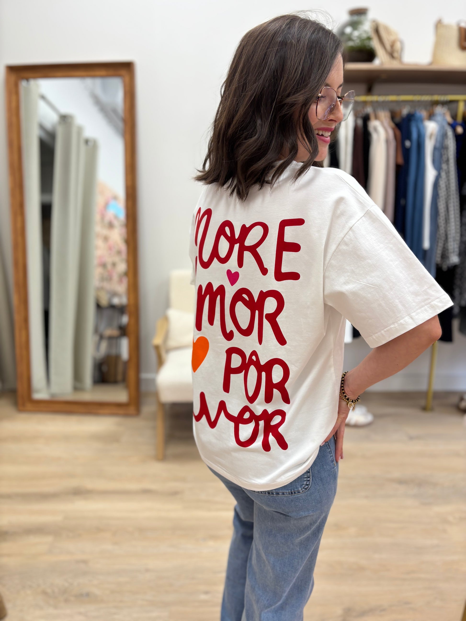 T-shirt More amor