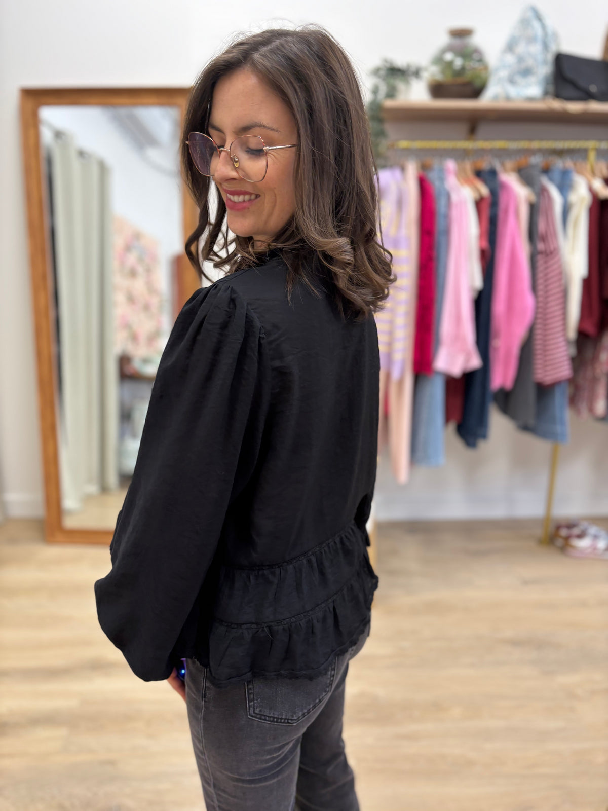 Blouse Rebecca noir