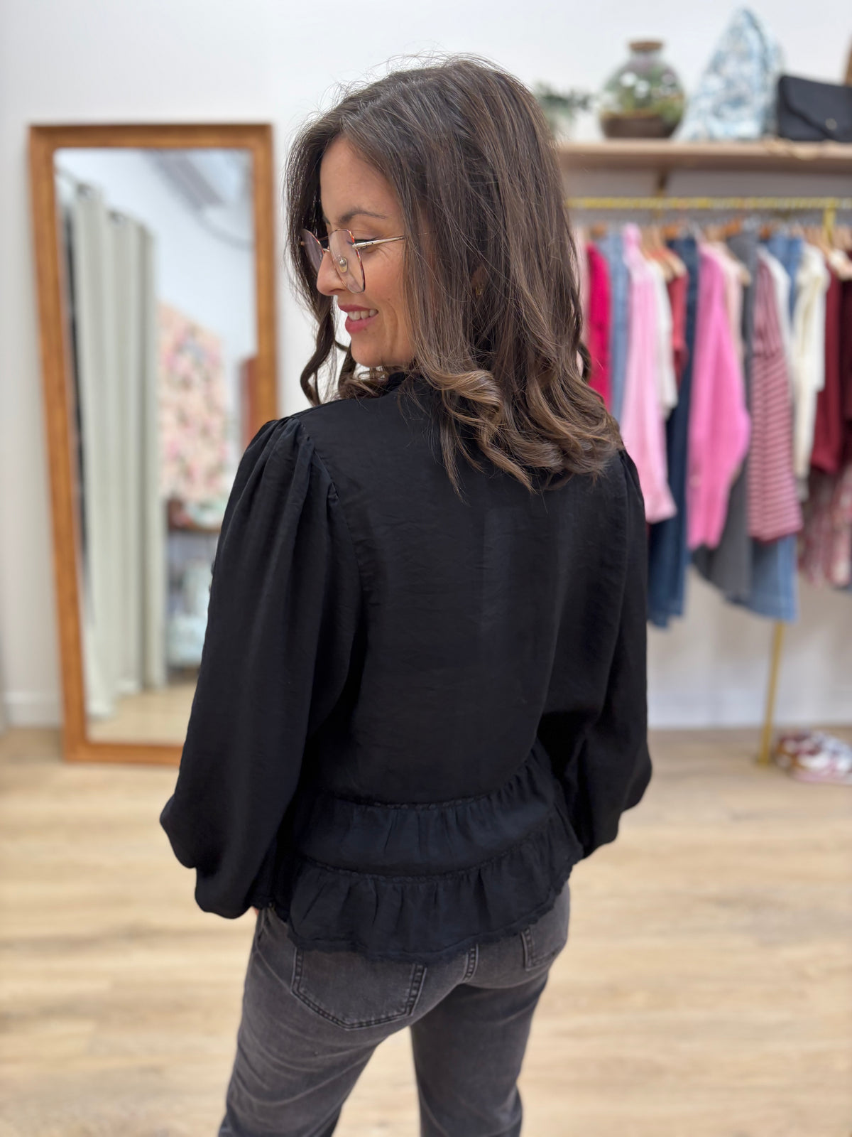 Blouse Rebecca noir