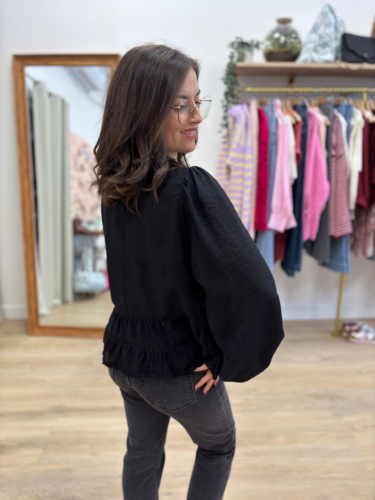 Blouse Rebecca noir