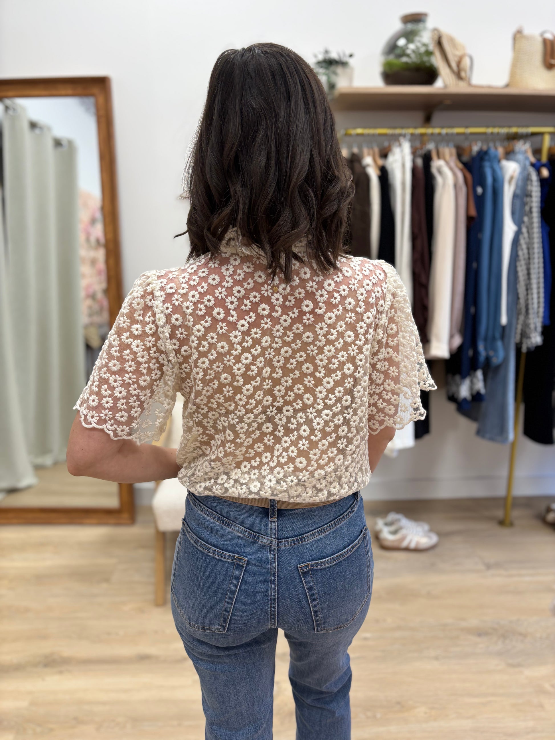 Blouse Félicie beige