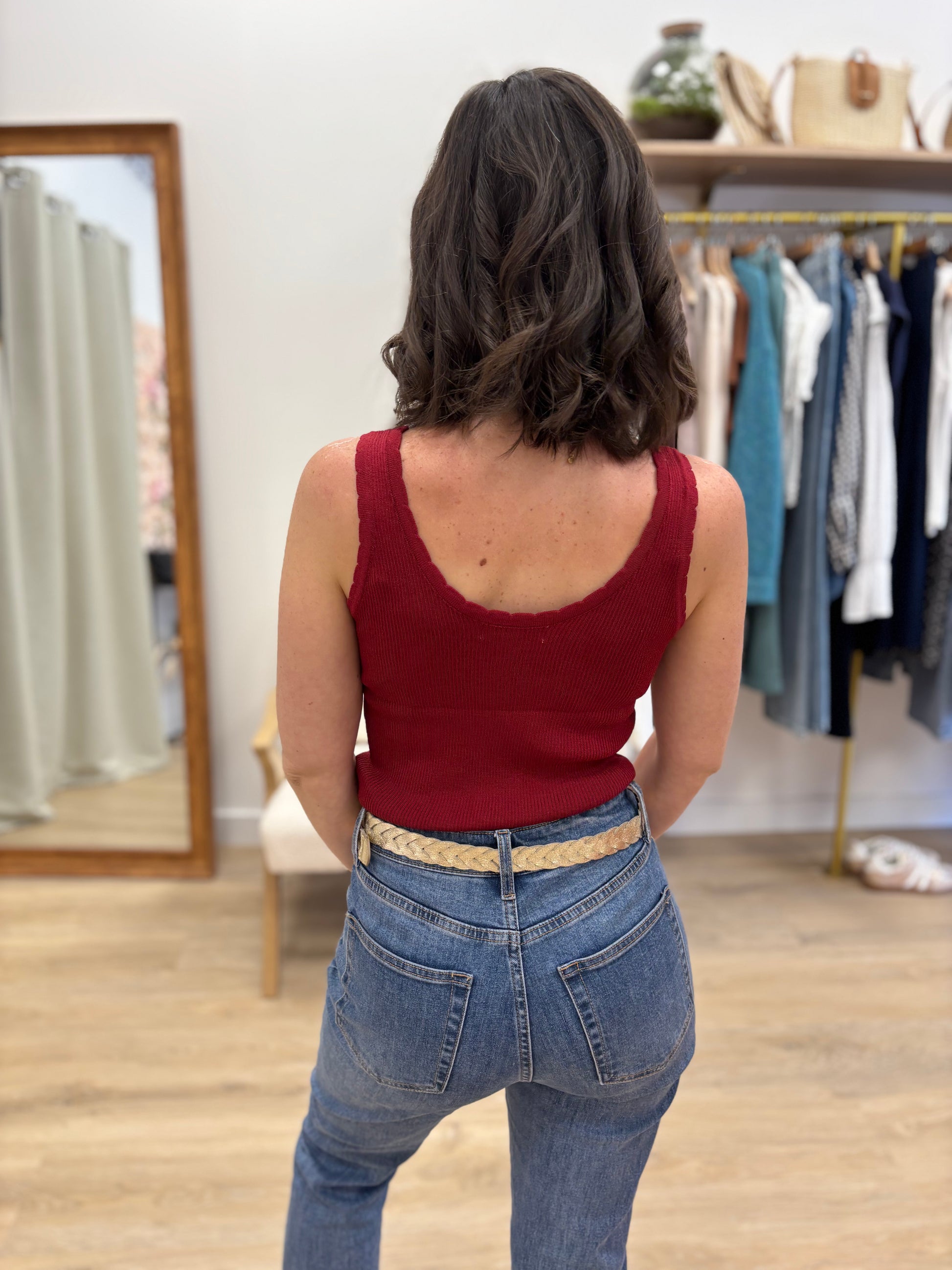 Top Cathy bordeaux