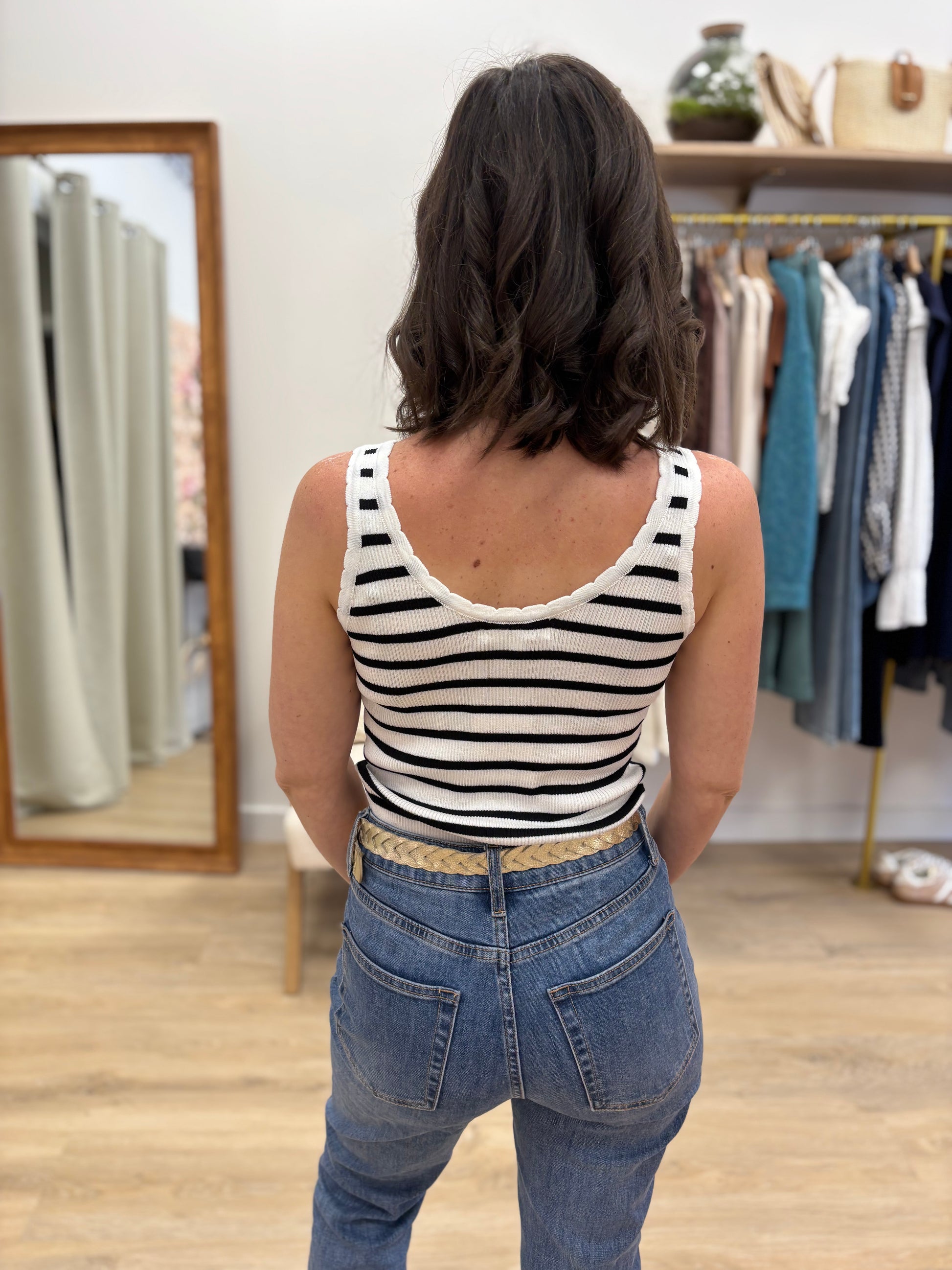 Top Cathy marinière