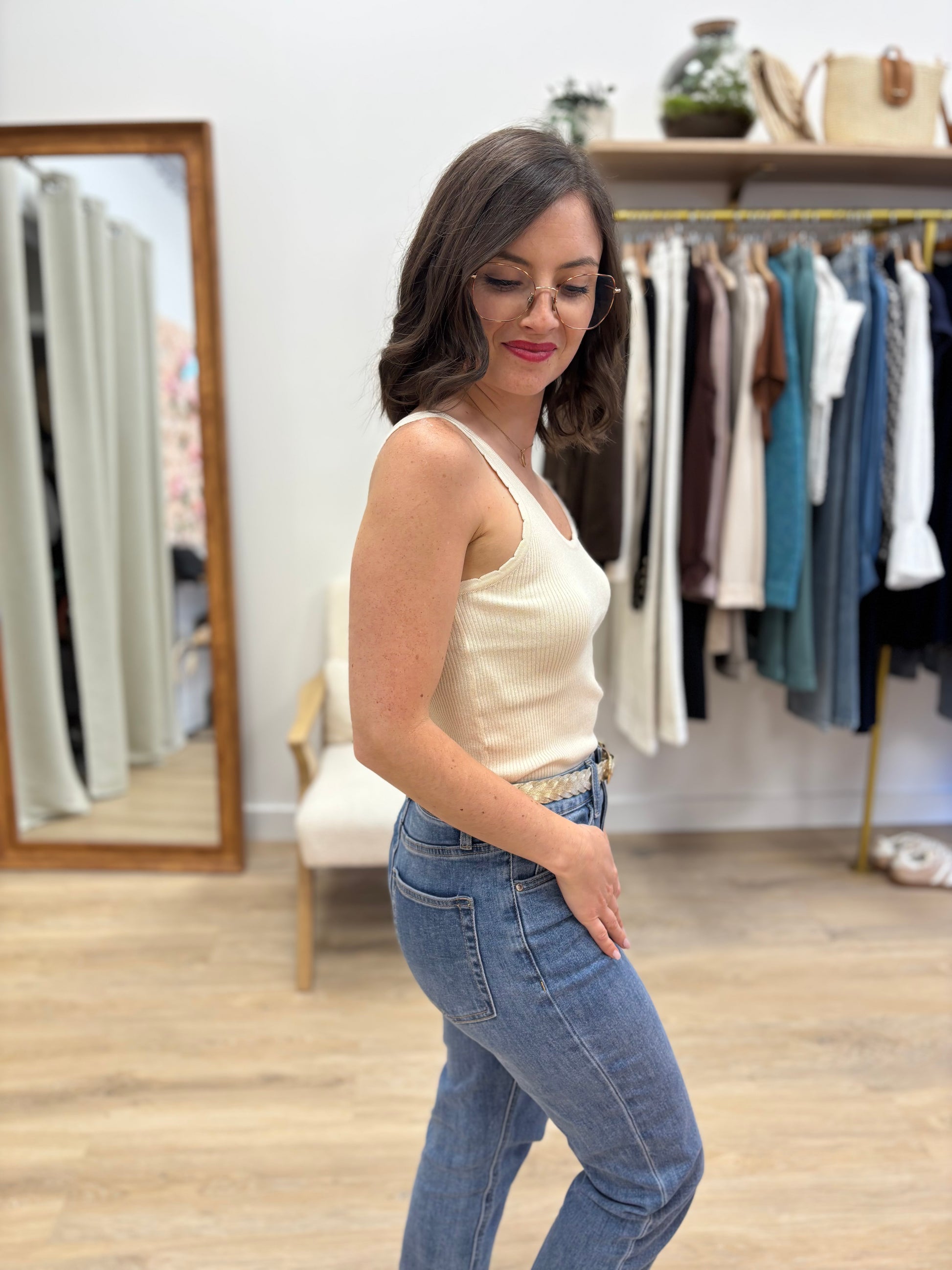 Top Cathy beige