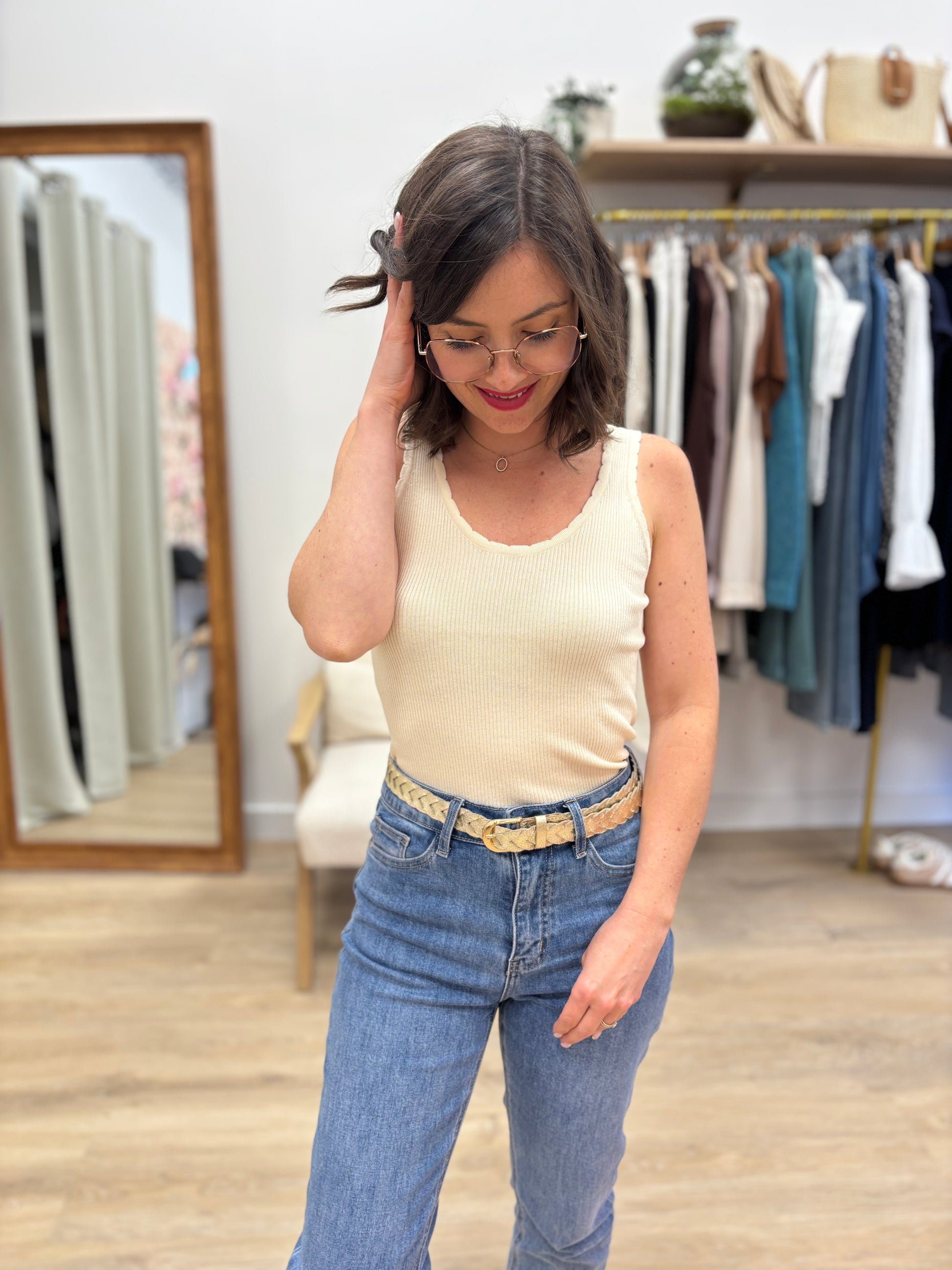 Top Cathy beige