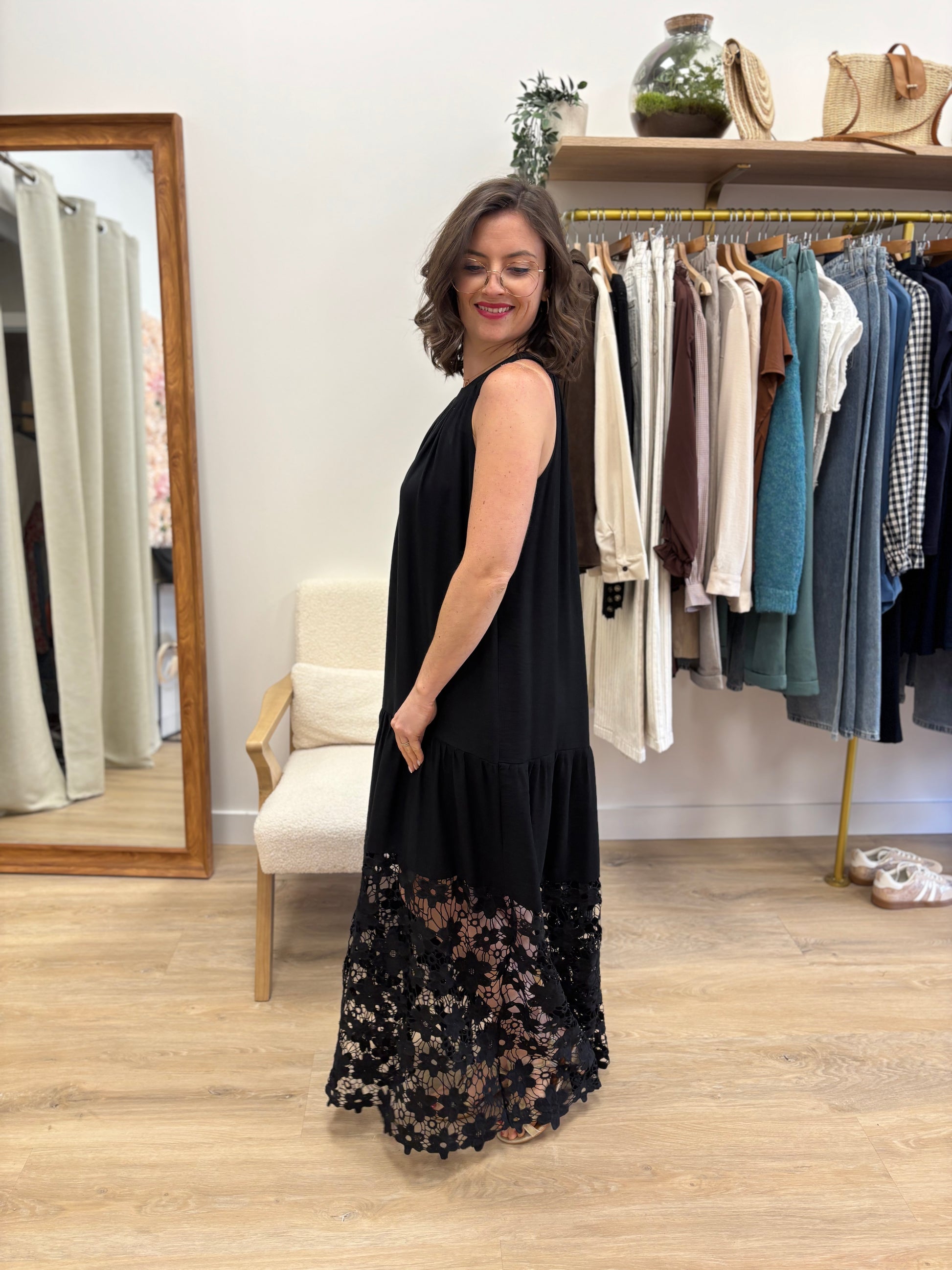 Robe Inès noir