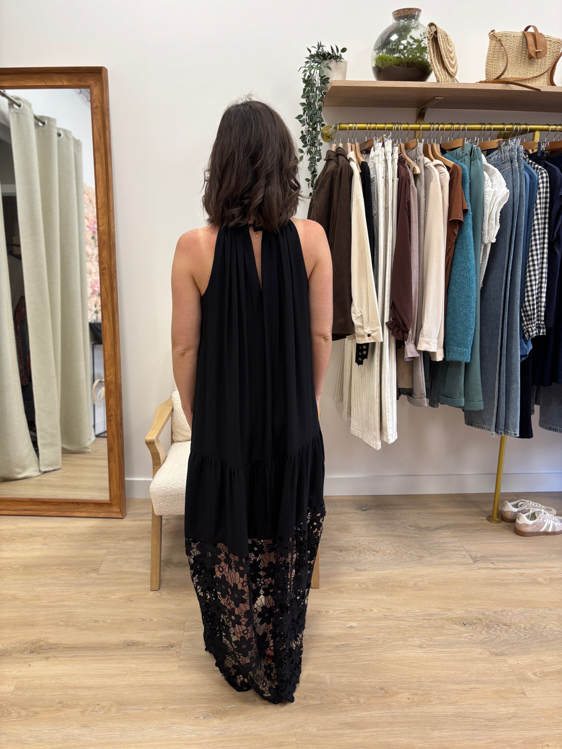 Robe Inès noir