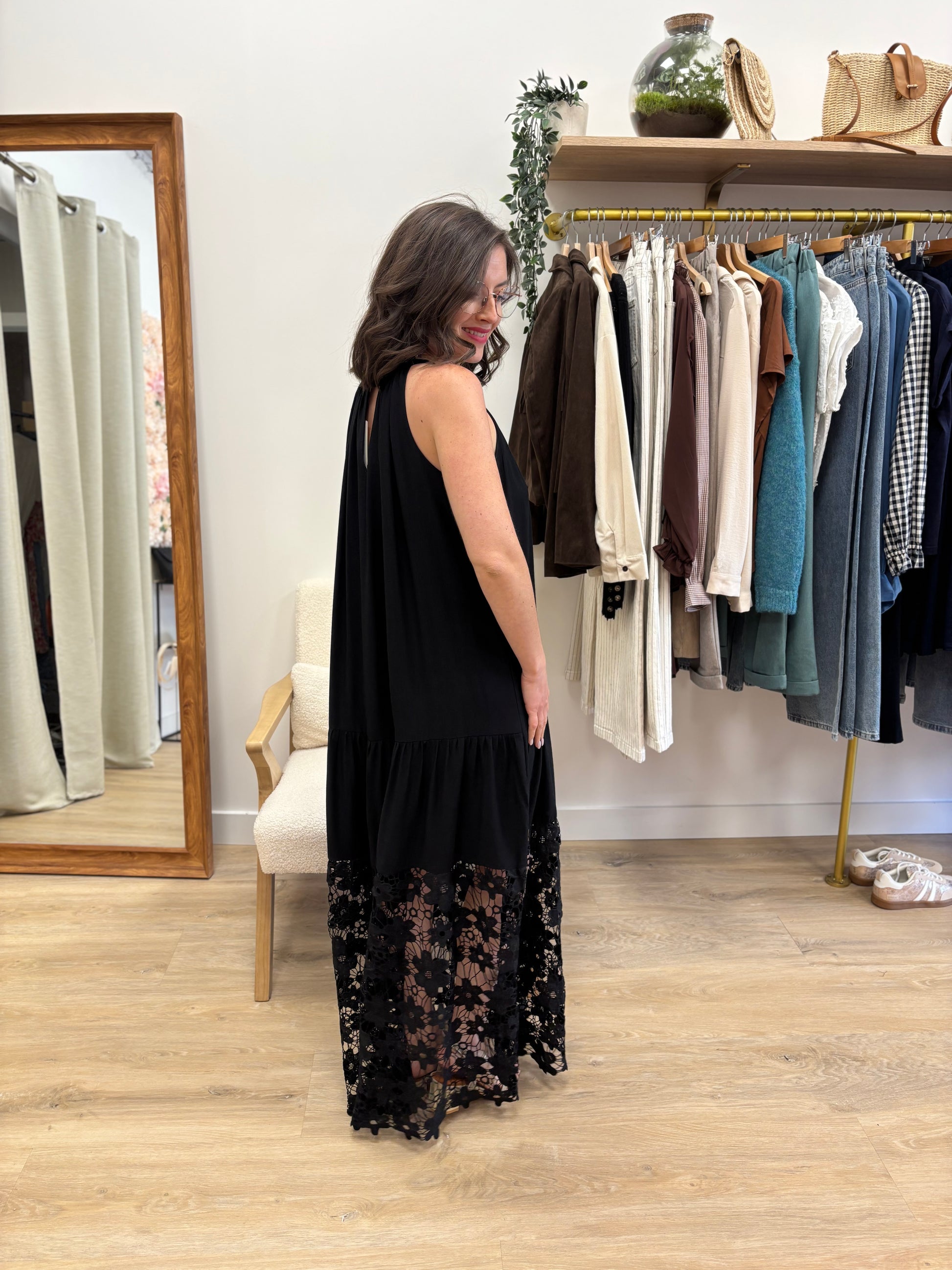 Robe Inès noir