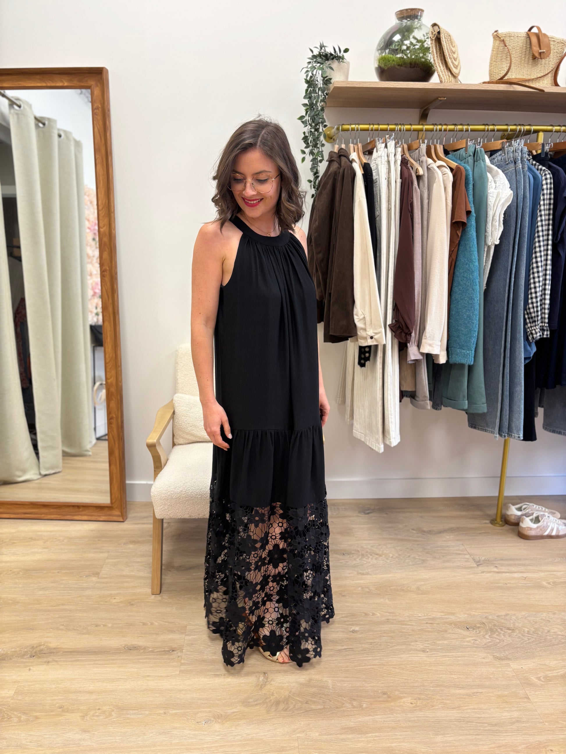 Robe Inès noir