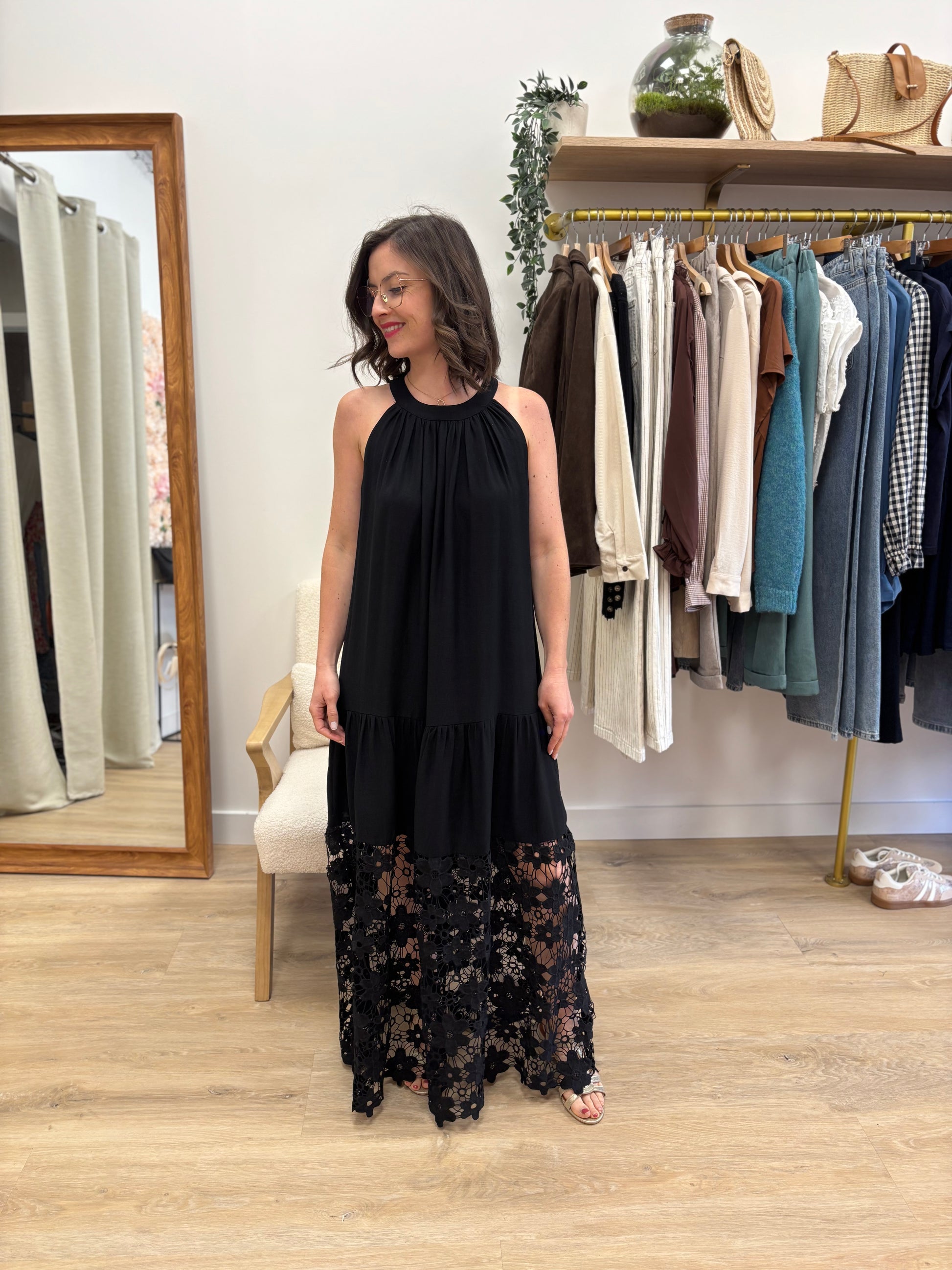 Robe Inès noir