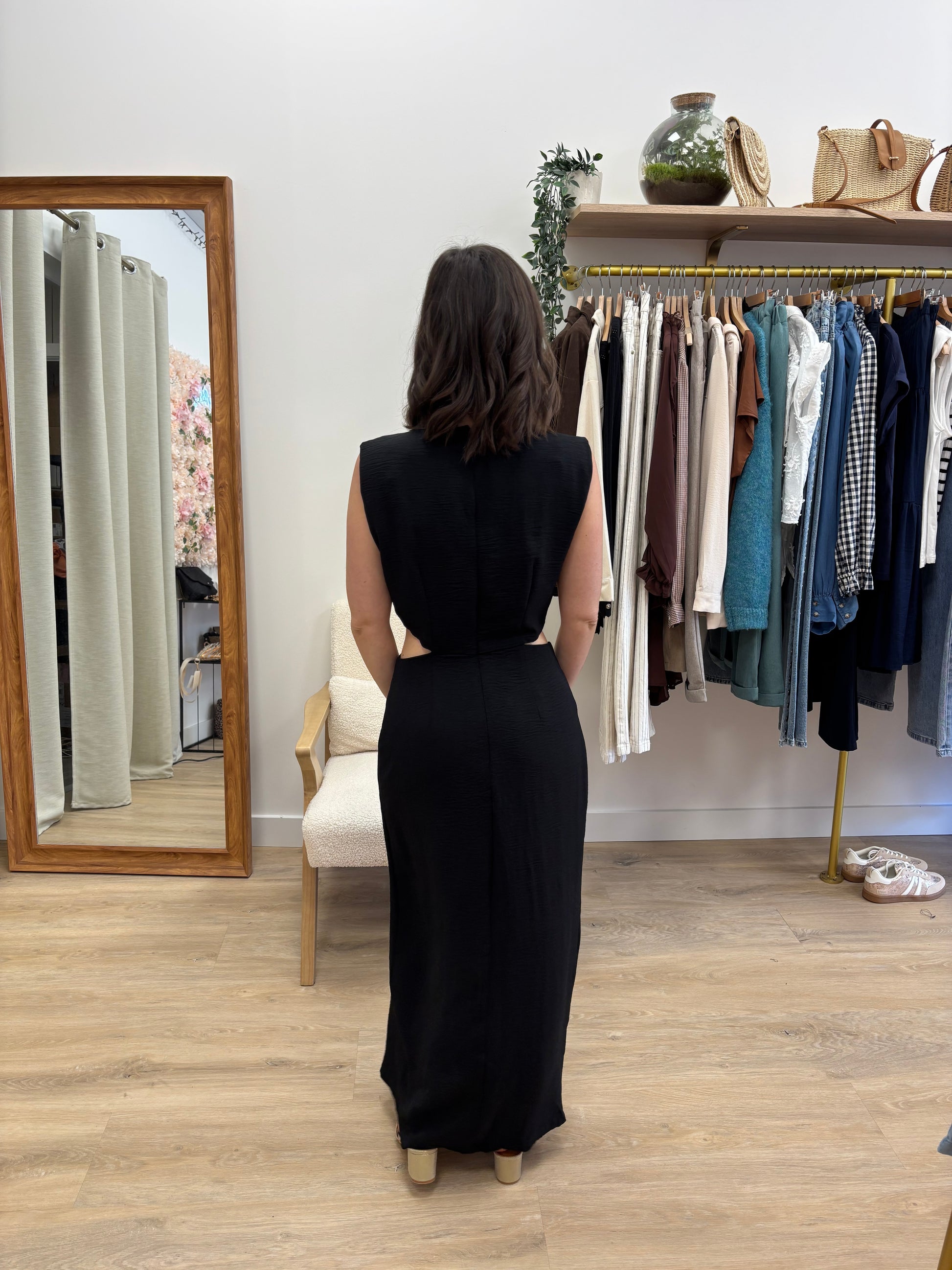 Robe longue Sonia noir