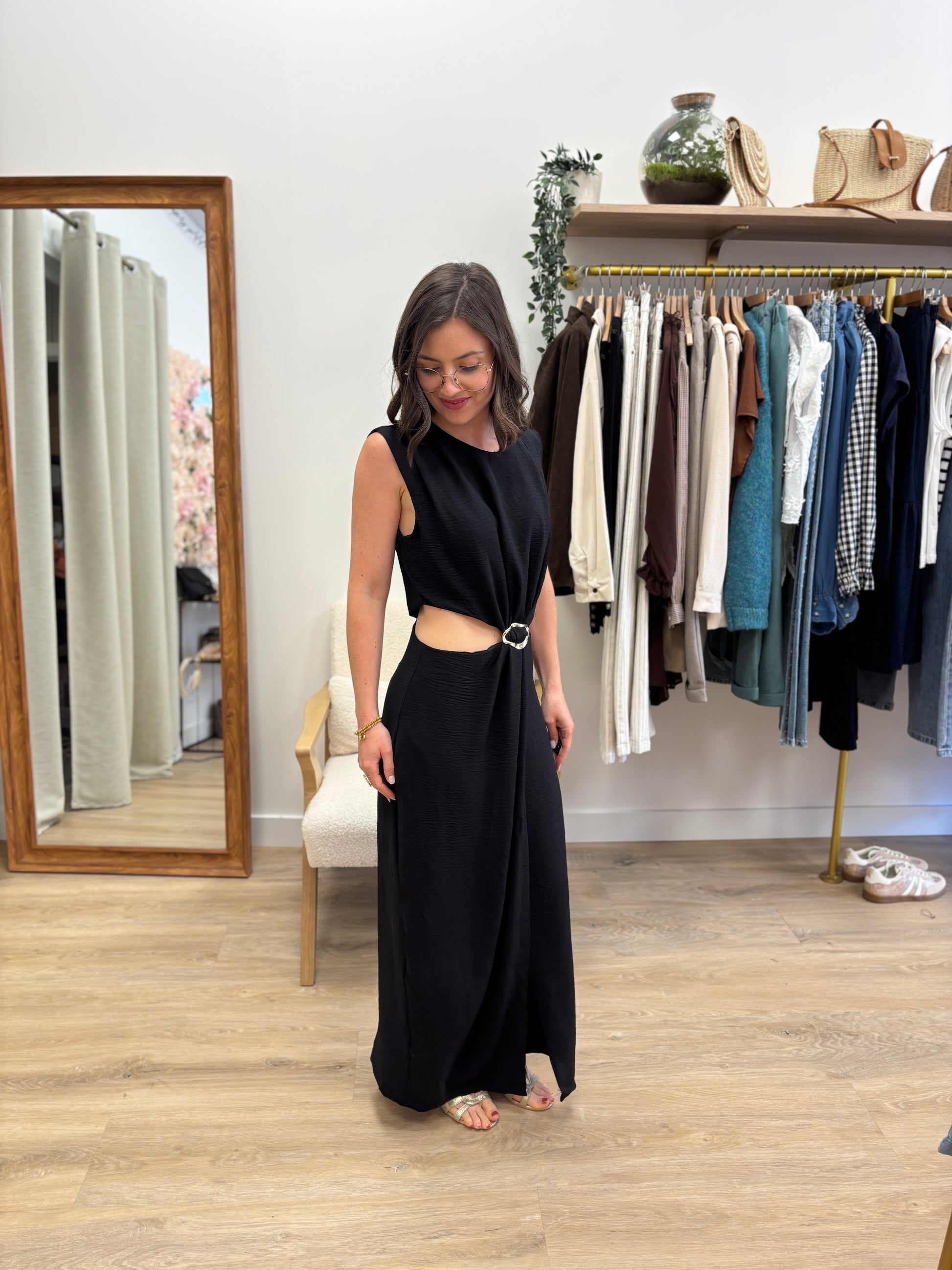 Robe longue Sonia noir