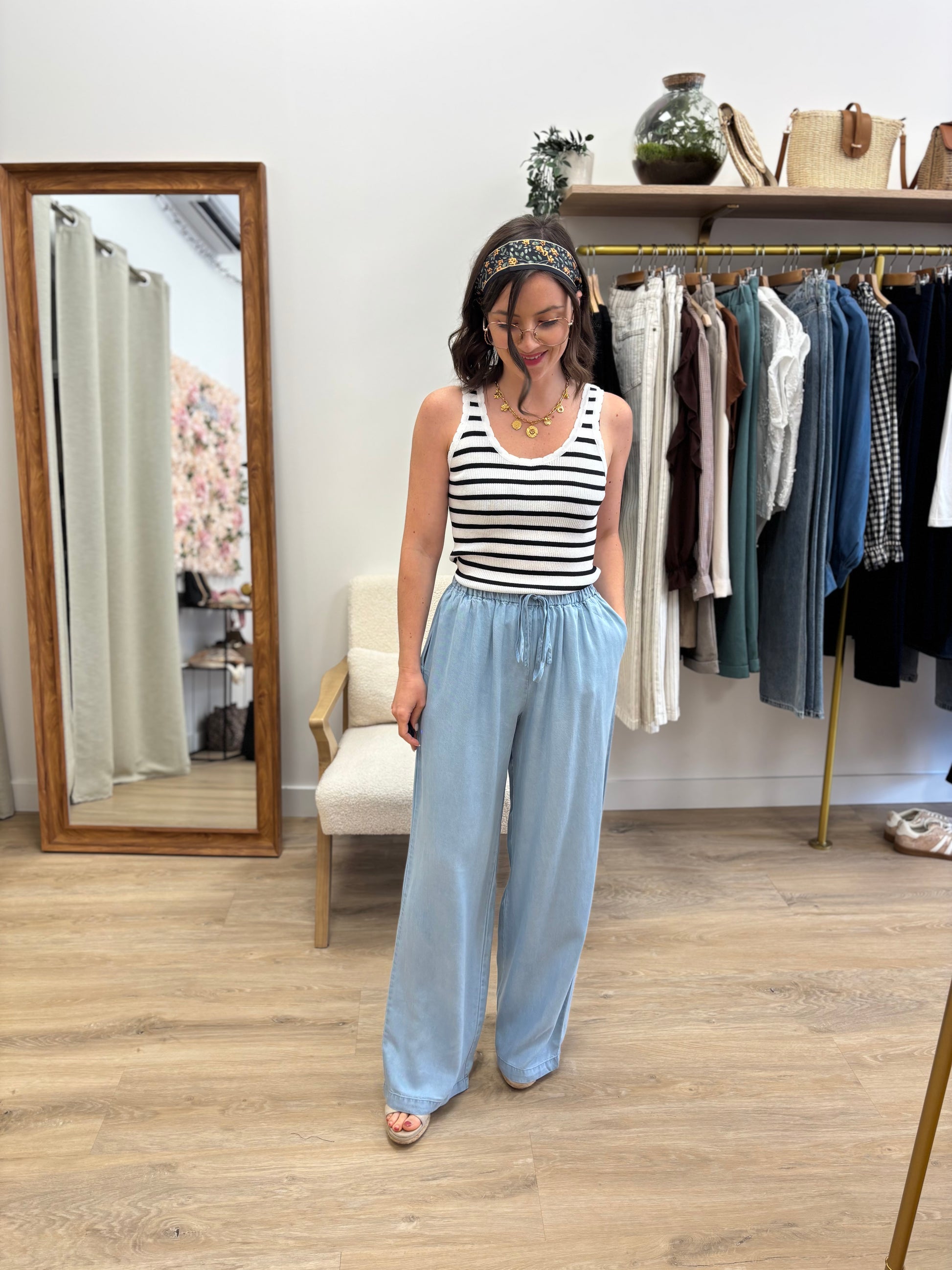 Pantalon Tess bleu
