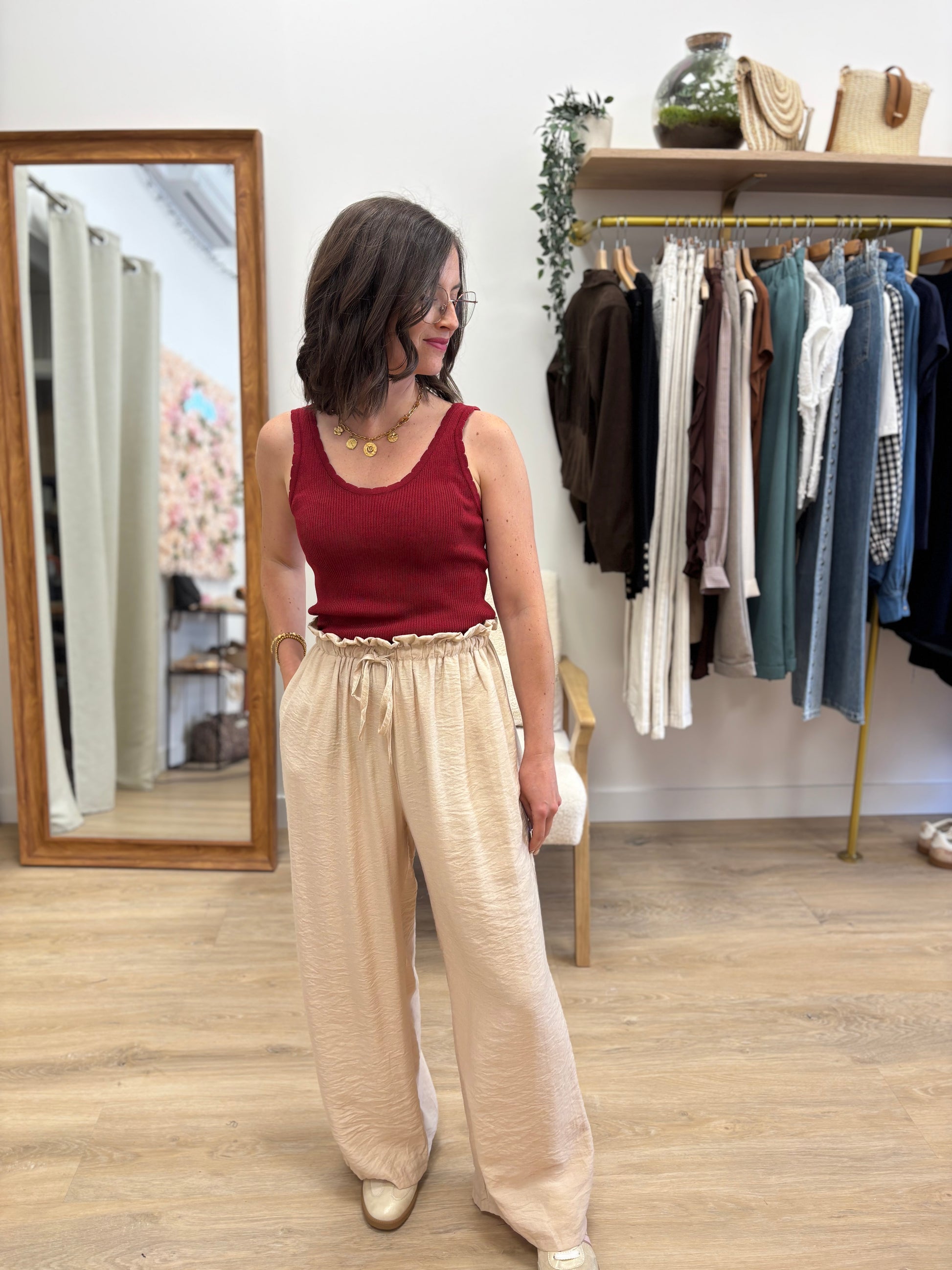 Pantalon Alex beige
