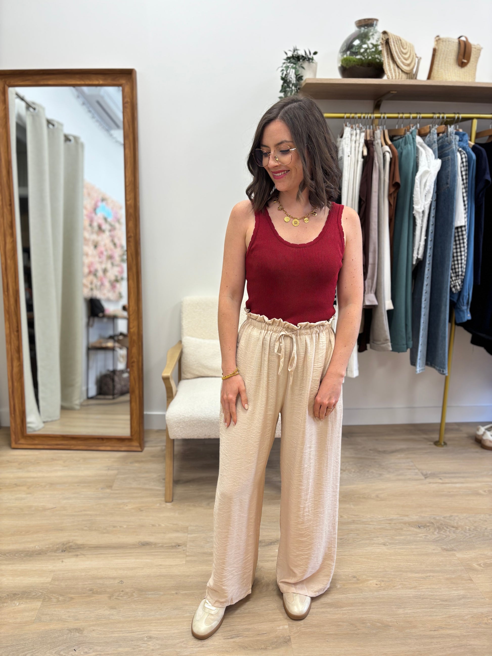 Pantalon Alex beige