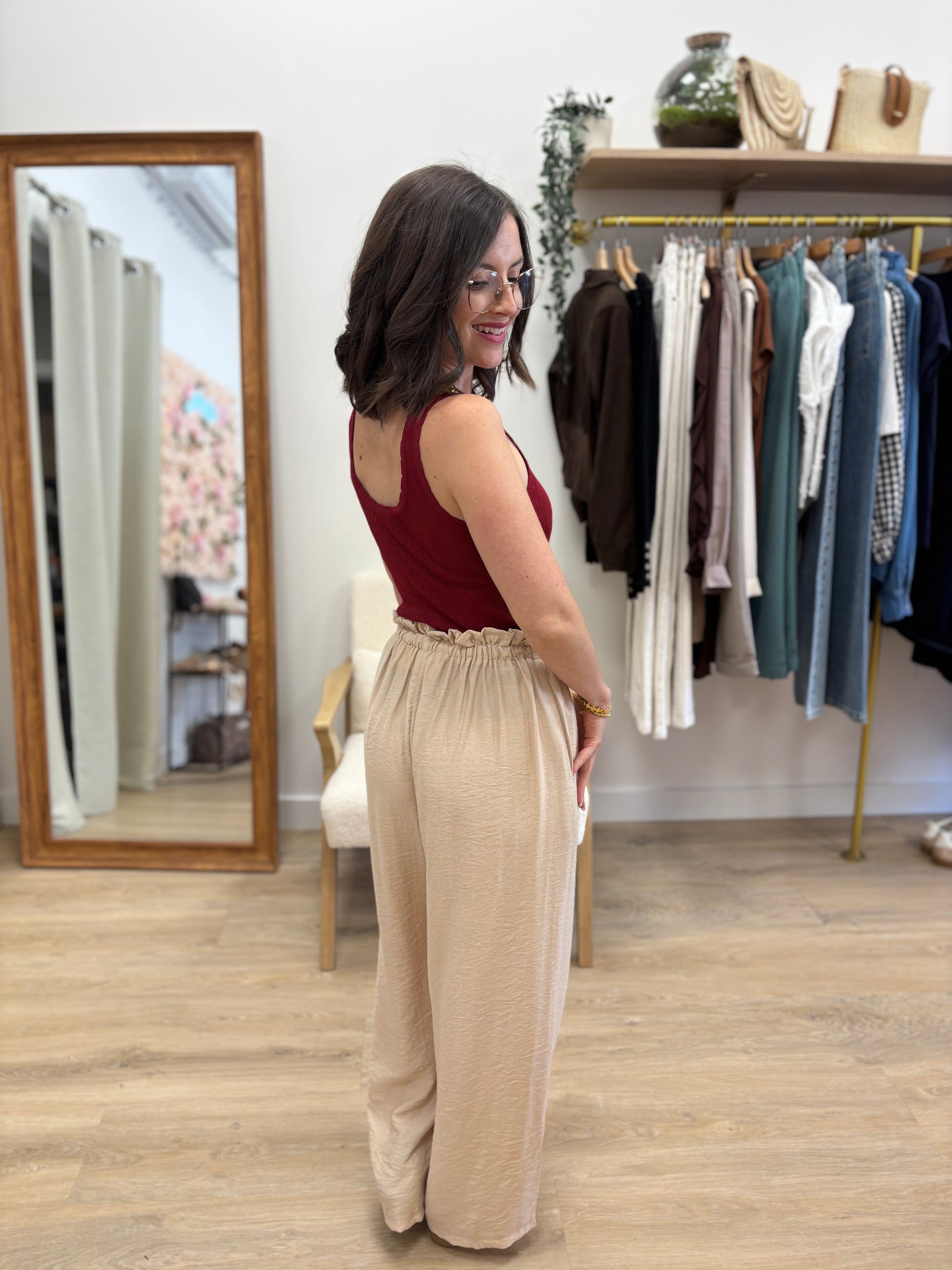 Pantalon Alex beige