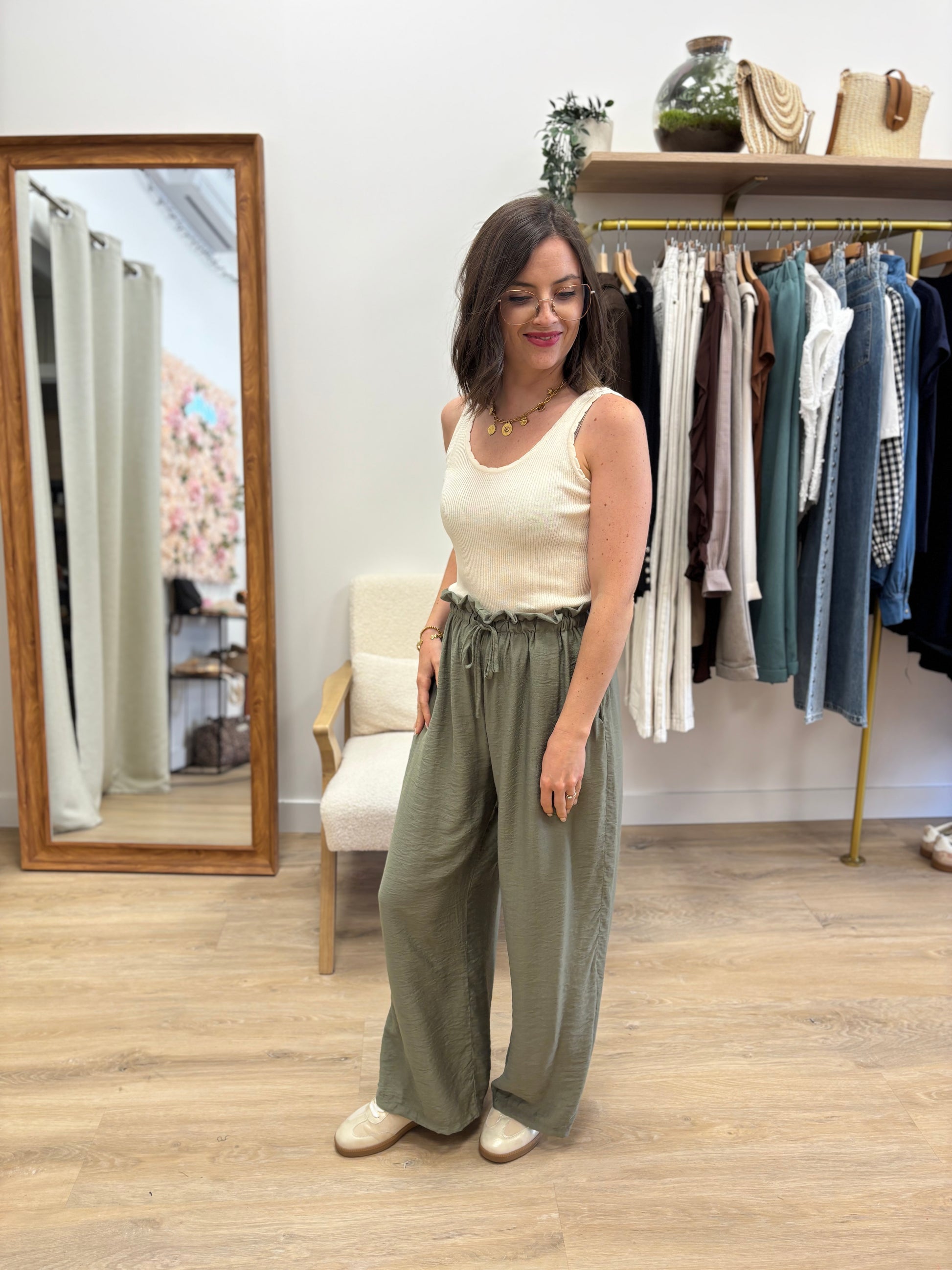 Pantalon Alex kaki